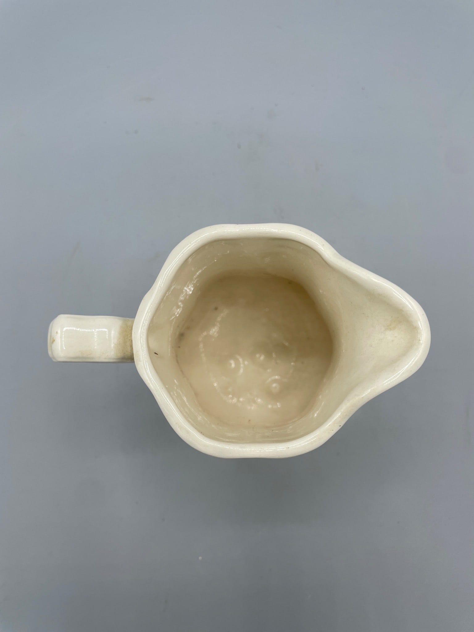 Colonial Mold USA Creamer Model 305 with Floral Design, 1937 - 3