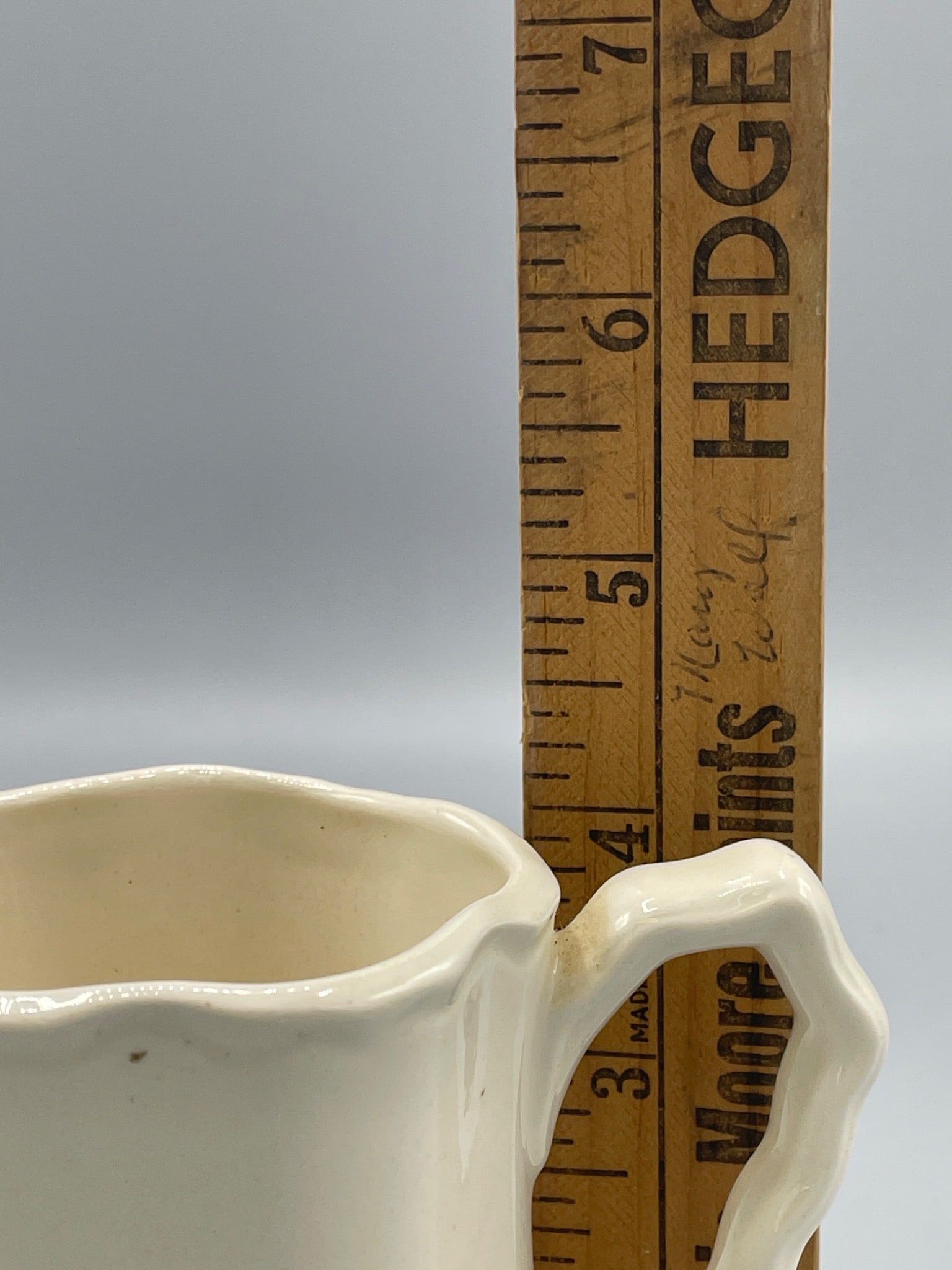 Colonial Mold USA Creamer Model 305 with Floral Design, 1937 - 6
