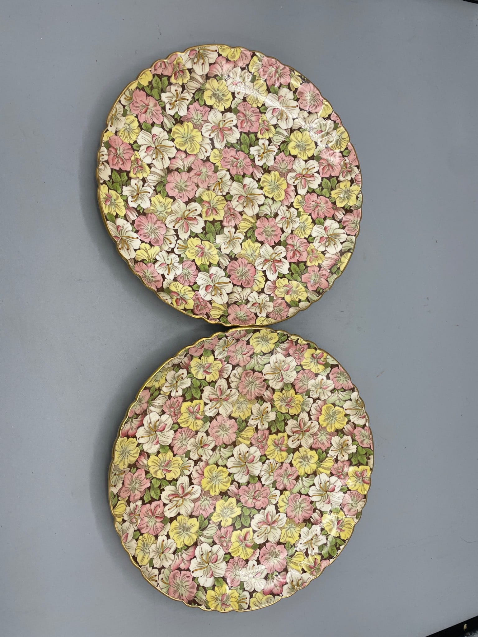 Minton Perth England Bone China Plates, Pattern C4208 (1 of 7)