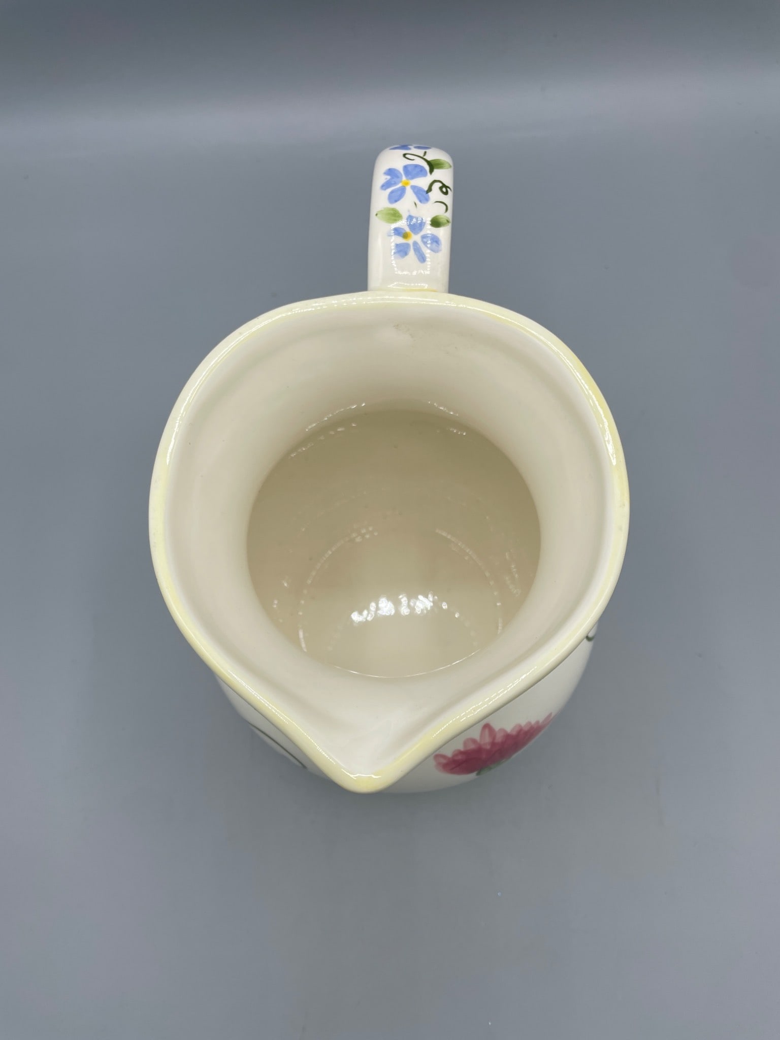 FTD 'A Gift From' Ceramic Pitcher with Floral Design - Made in China - 4