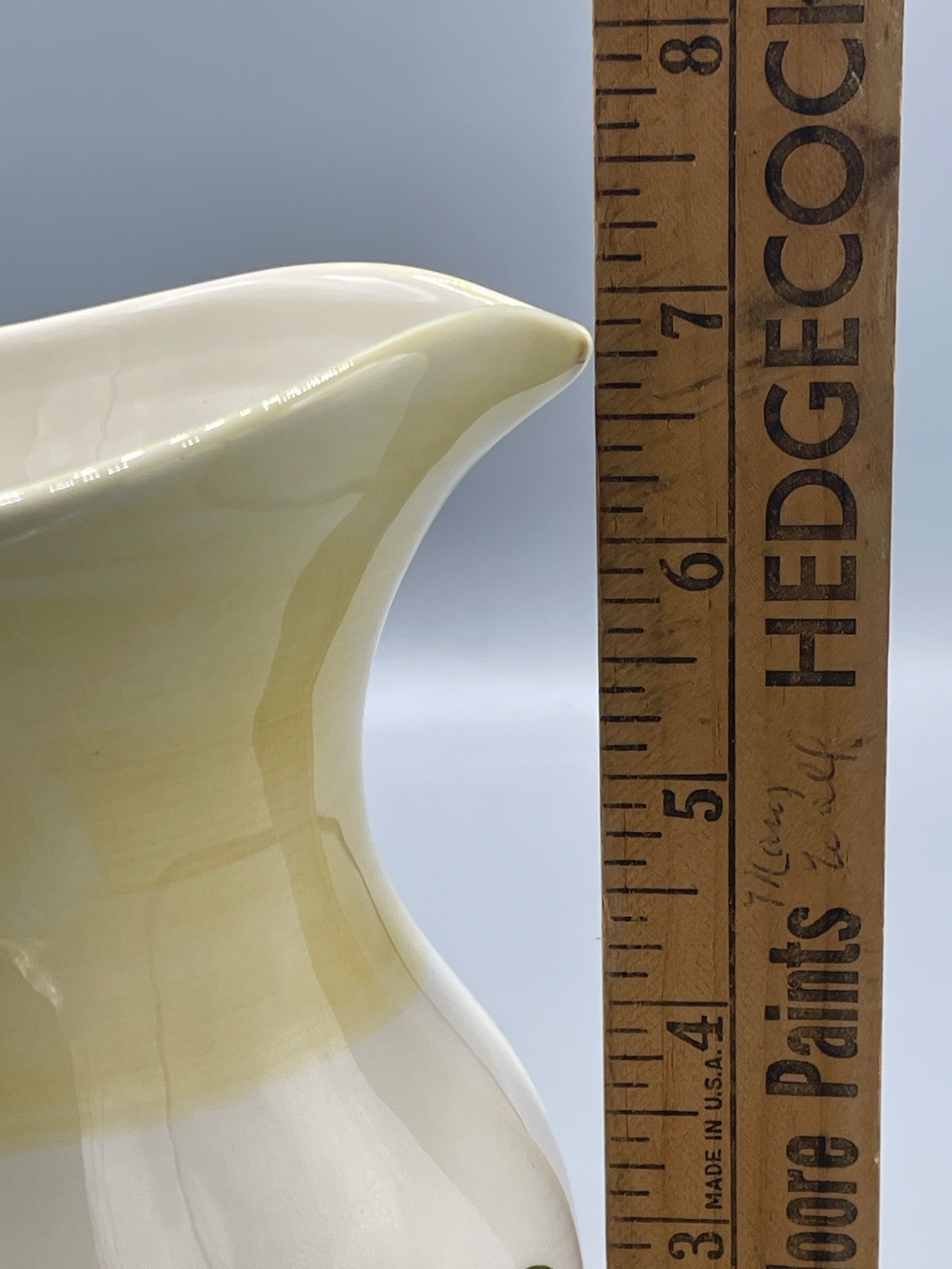 FTD 'A Gift From' Ceramic Pitcher with Floral Design - Made in China - 7
