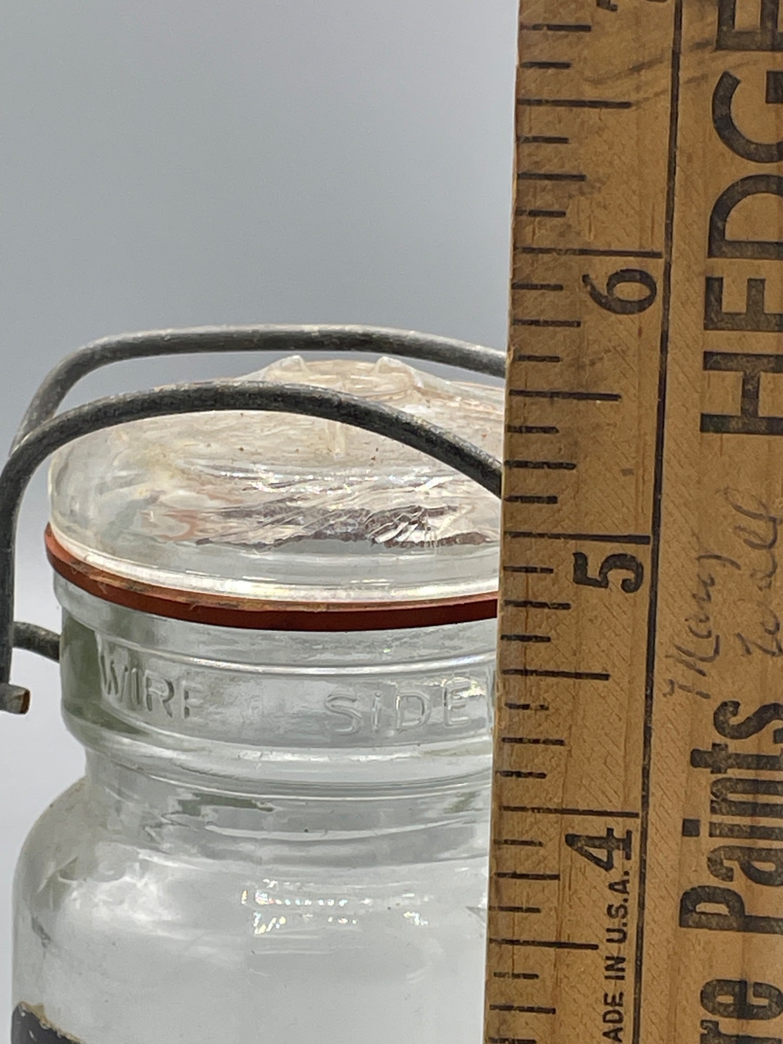 Fresh Pak Candy Co. Assorted Dainties Glass Jar with Wire Bail Closure - 5