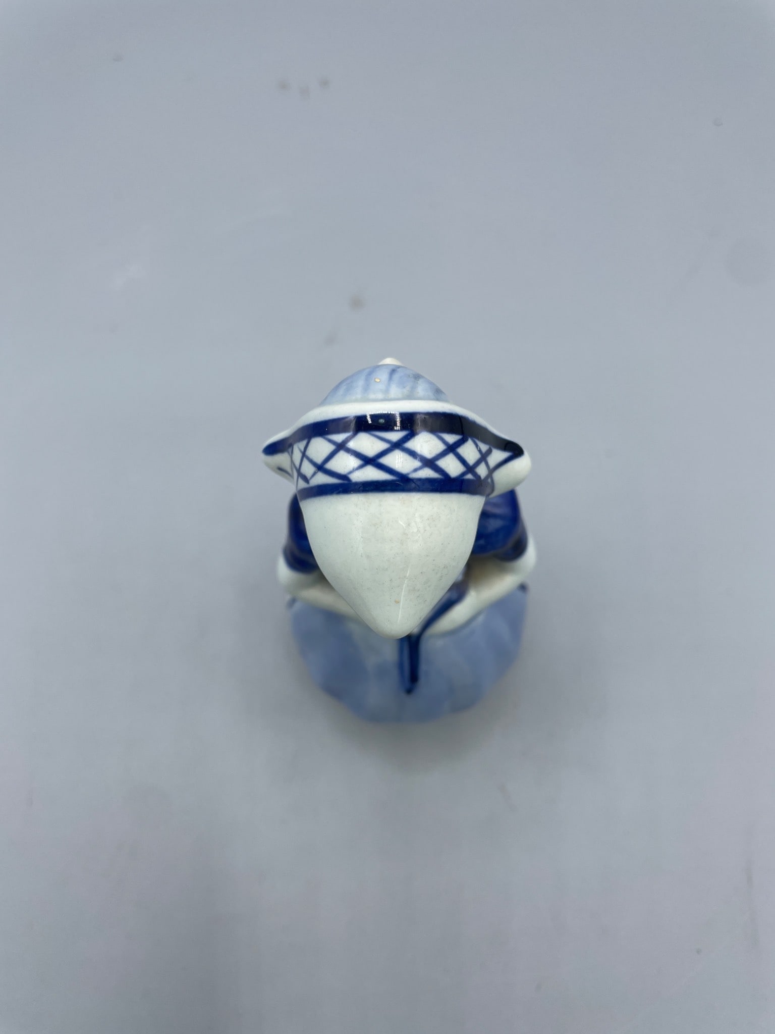 Hand-Painted Ceramic Dutch Girl Figurine with Windmill Design, Approx. 4.25 Inches Tall - 3