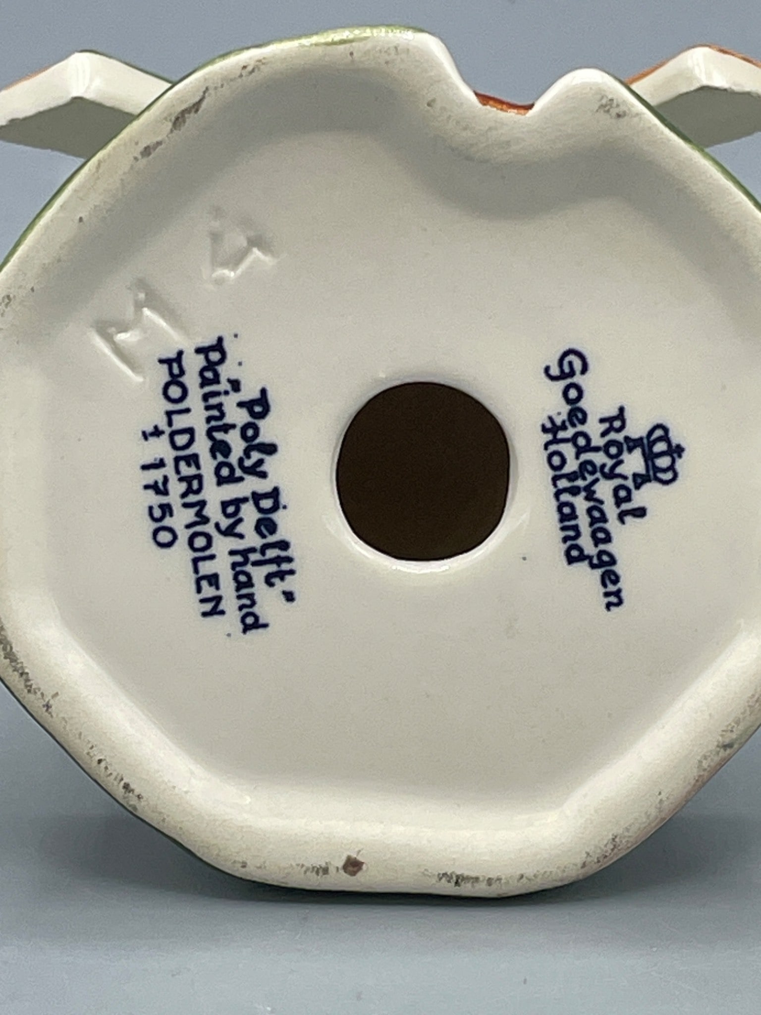 Royal Copenhagen 'Poly Delft' Ceramic Windmill, Model 1175O - 4