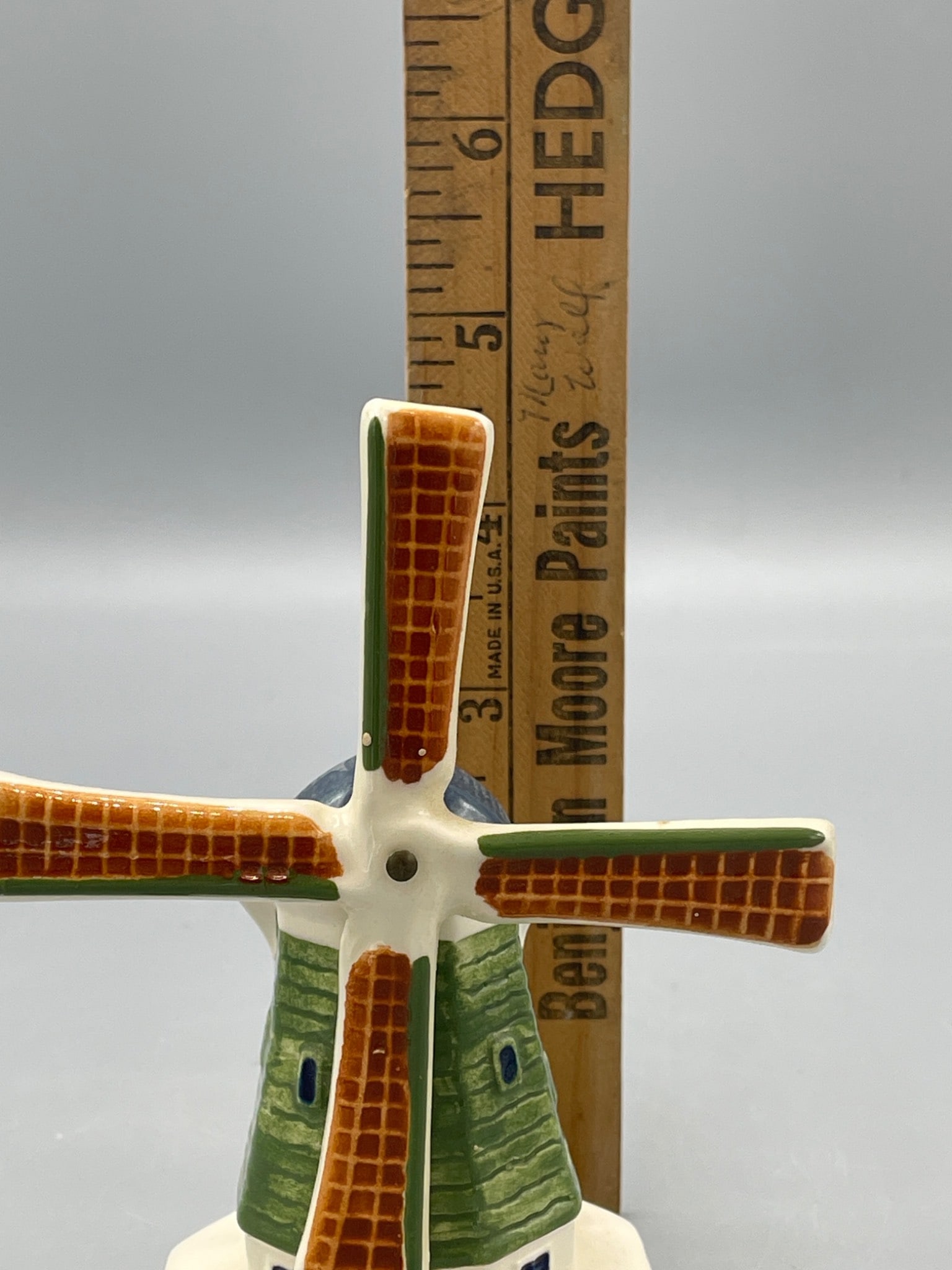 Royal Copenhagen 'Poly Delft' Ceramic Windmill, Model 1175O - 5