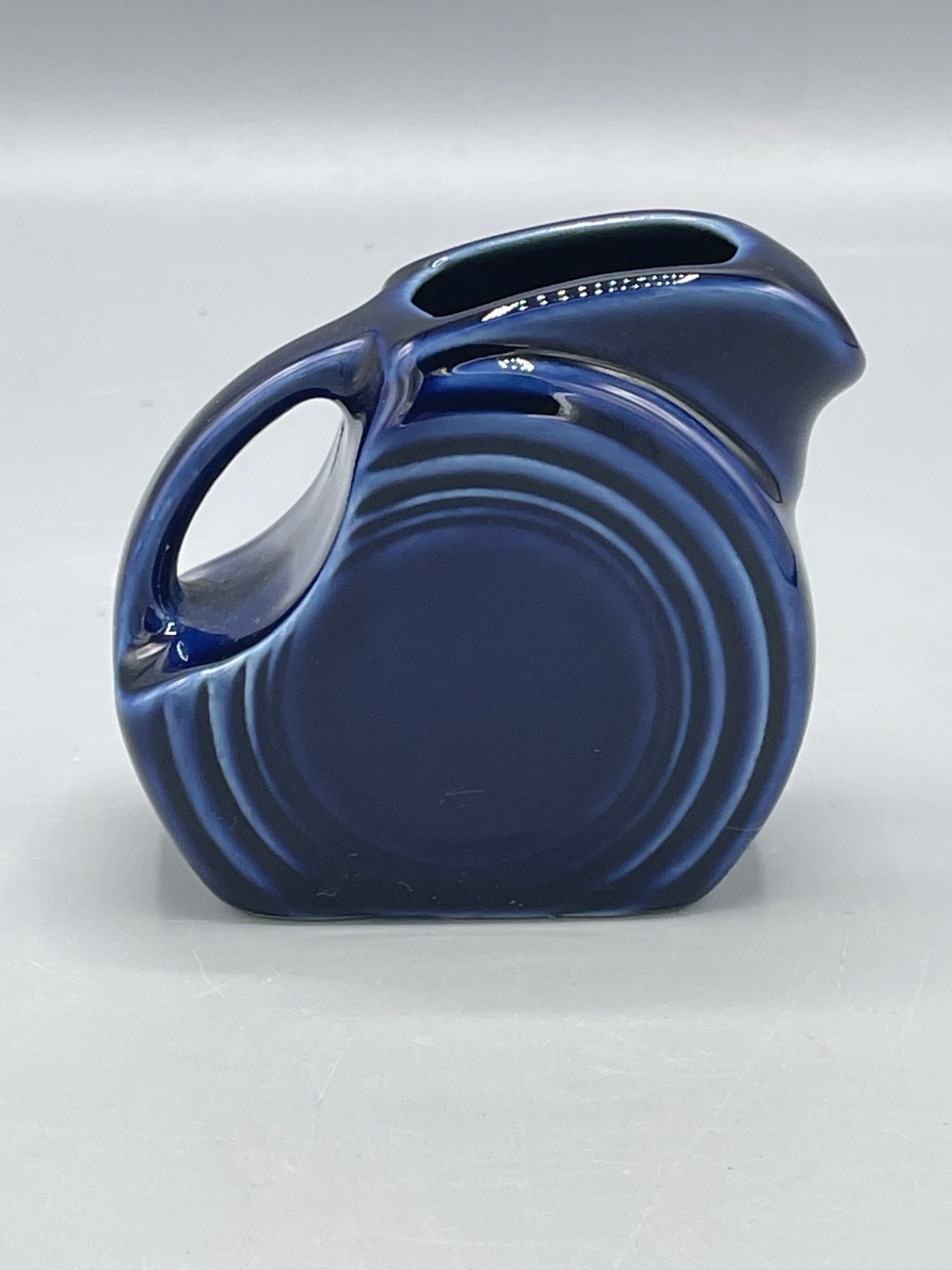 Ceramic Pitcher, Cobalt Blue, 3 Inches Tall fiesta brand (1 of 5)