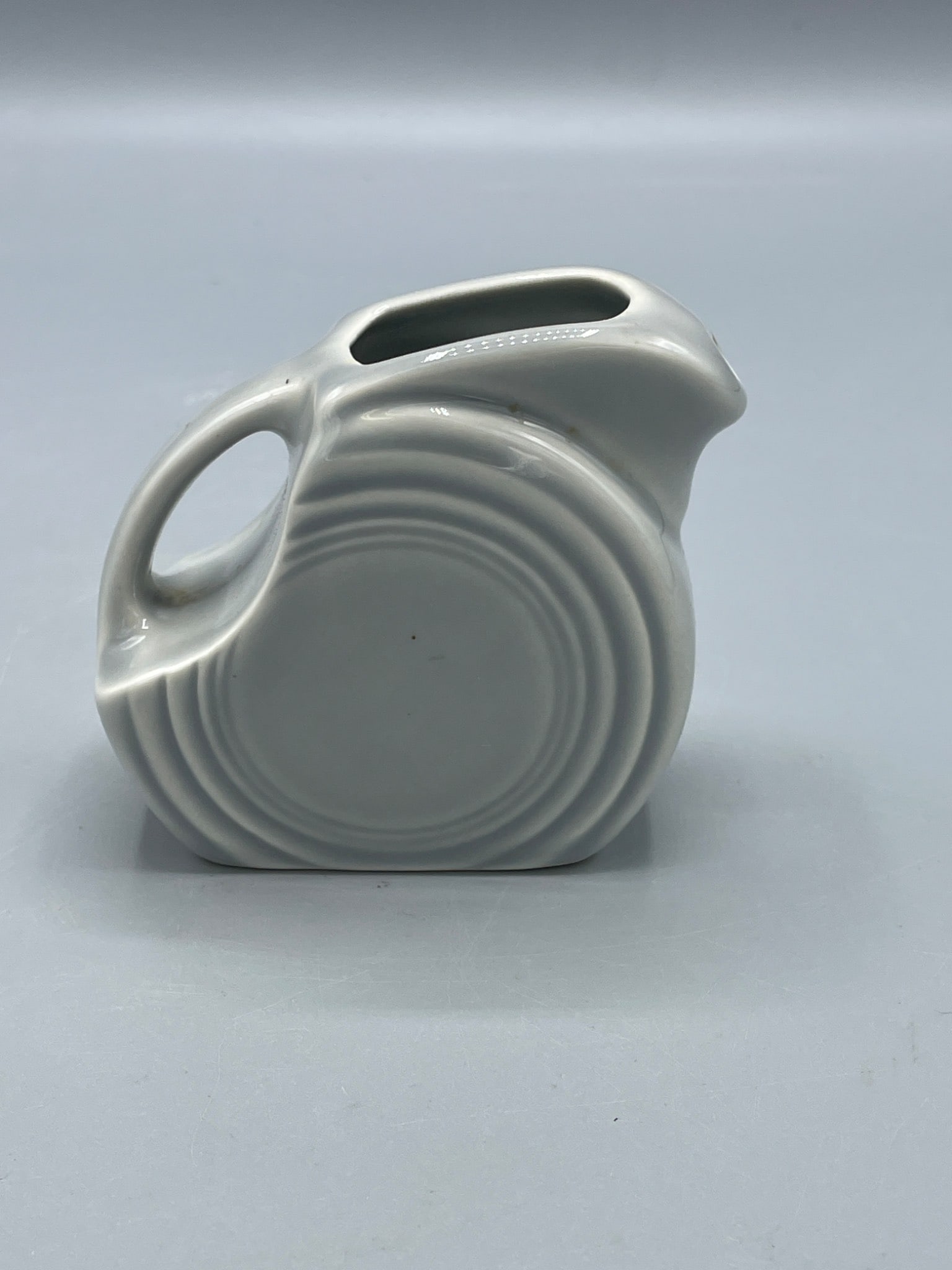 Vintage Fiesta USA Gray Disk Water Pitcher (1 of 5)