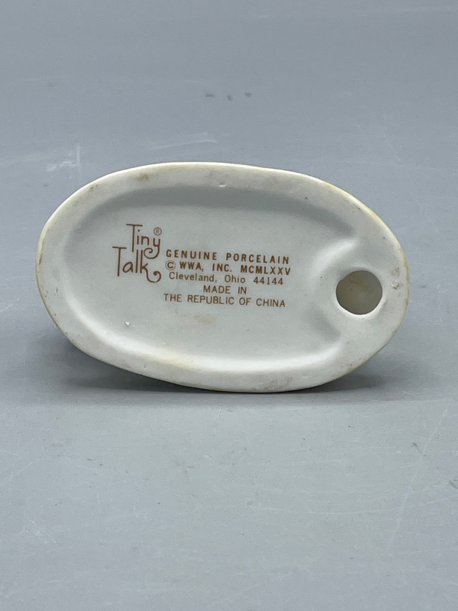 Tiny Talk Genuine Porcelain Figurine by WWA Inc, 1985 - 3
