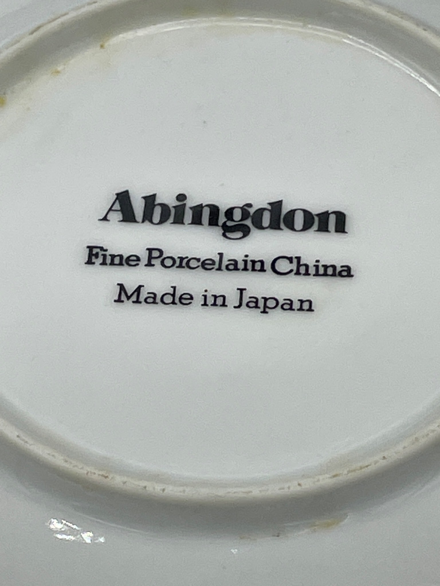 3 Abingdon Fine Porcelain China Bowls Made in Japan - 4