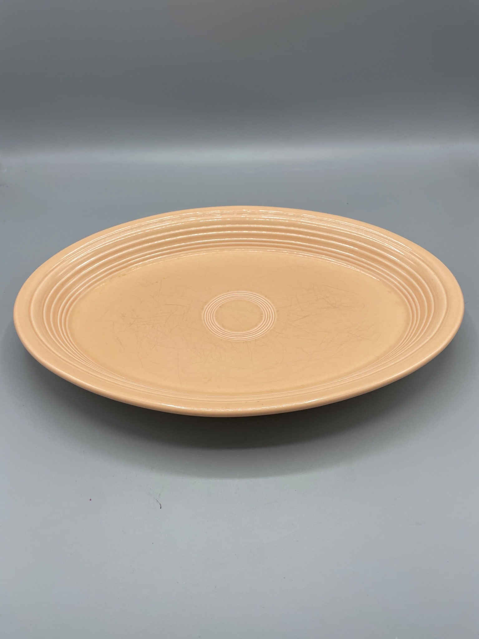 Homer Laughlin Fiesta Ivory Oval Serving Platter, 15 Inches - 2
