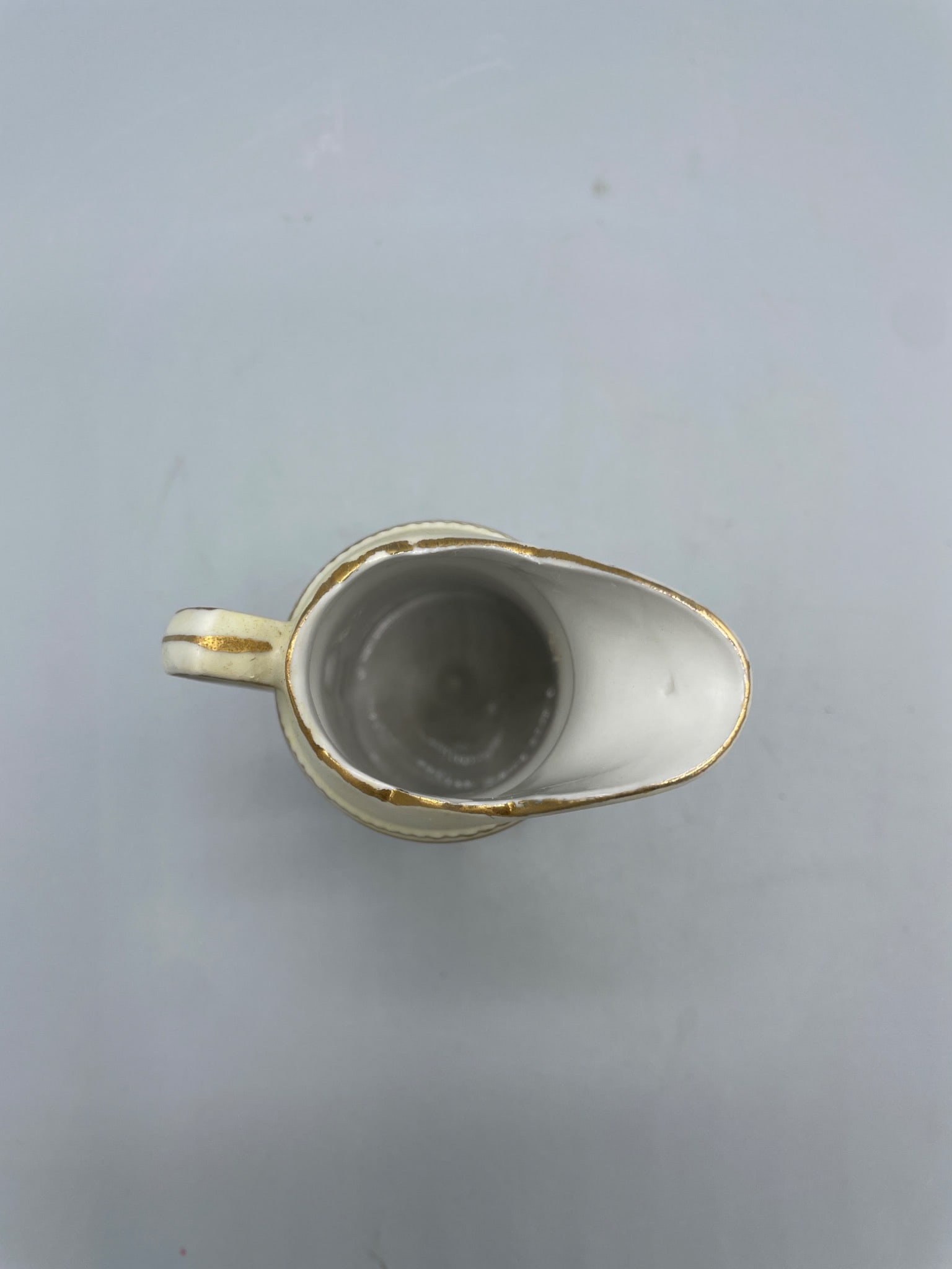Meissen Porcelain Creamer/Pitcher, Model 6871 R, Scalloped Edge, Floral Design - 3