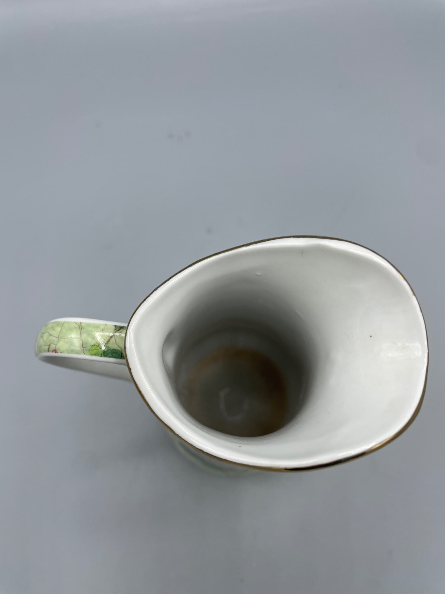 Floral Porcelain Pitcher by J. Godinger & Co., 10-inch Height - 3