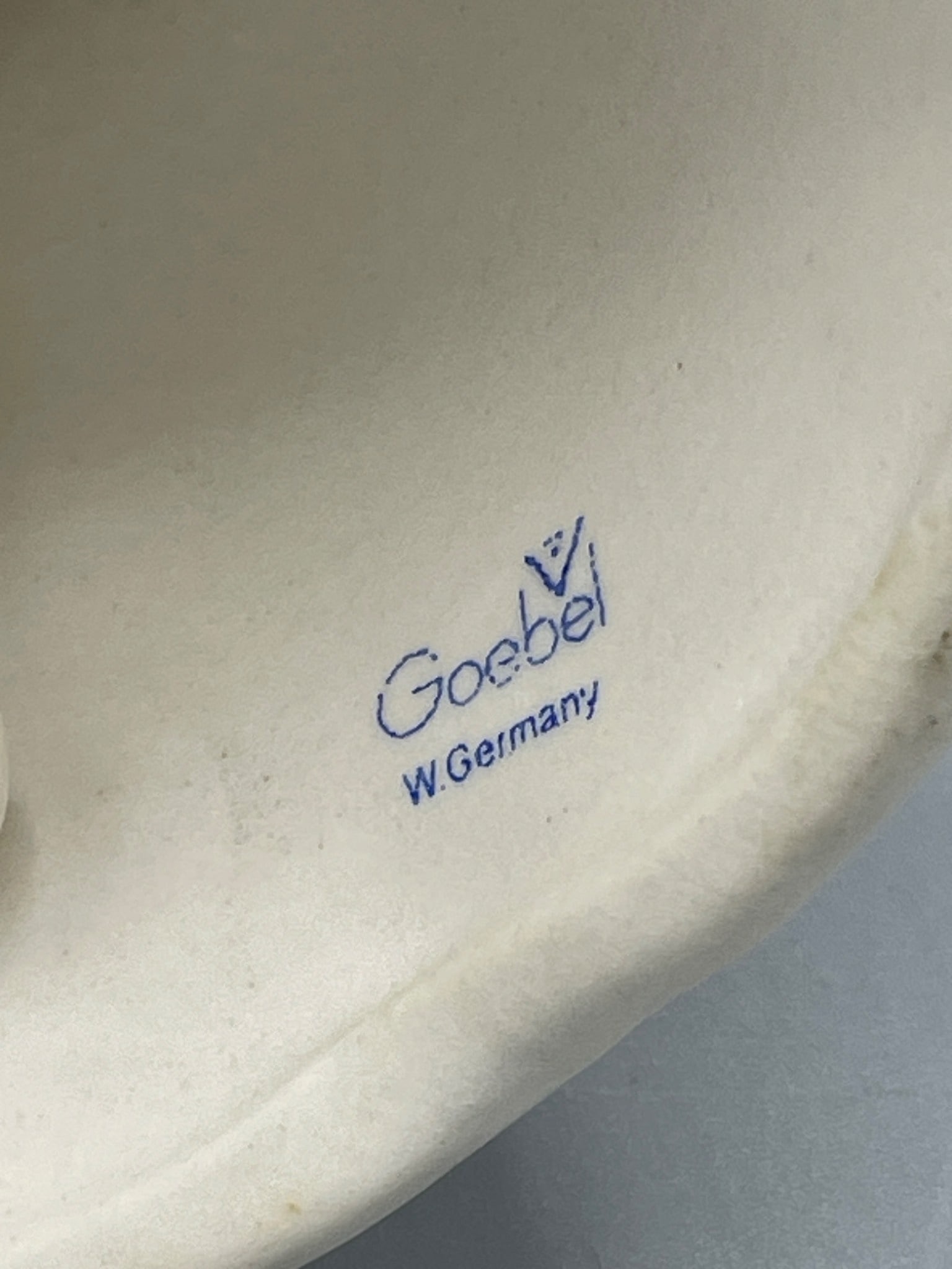 Goebel West Germany Angel Figurine Bell, Stamped 1973 - 4