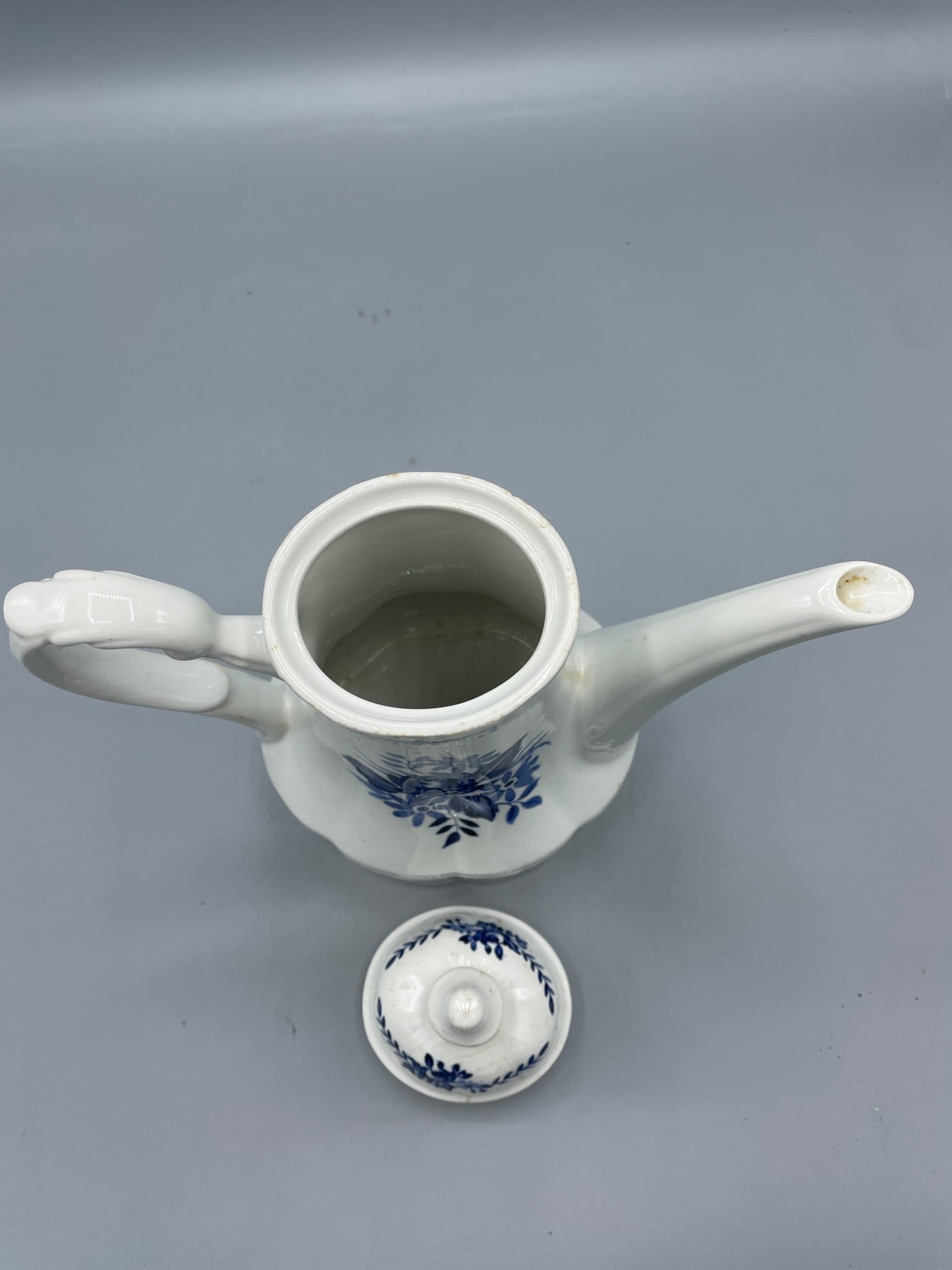 J&G Meakin Ltd Dresden Blue English Ironstone Coffee Pot - 4
