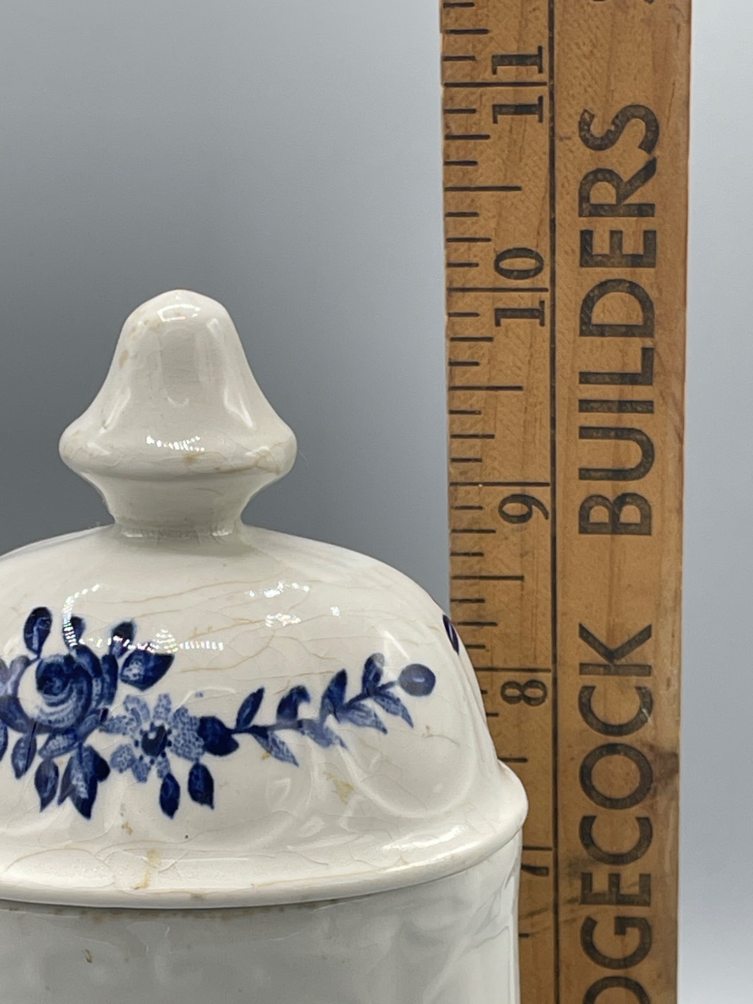 J&G Meakin Ltd Dresden Blue English Ironstone Coffee Pot - 7
