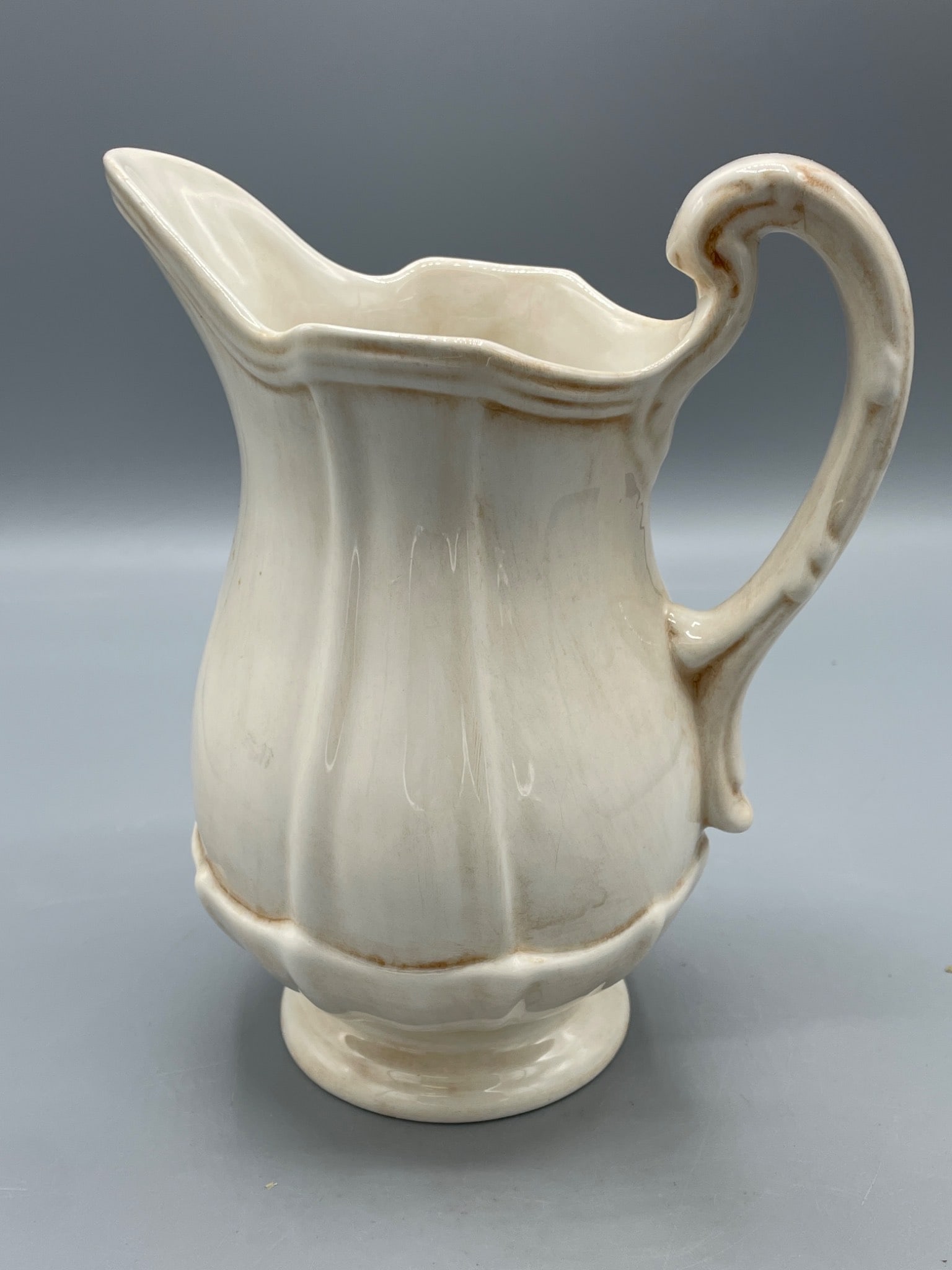 Ceramic Pitcher with Hand-Painted Finish, Made in Italy - 2