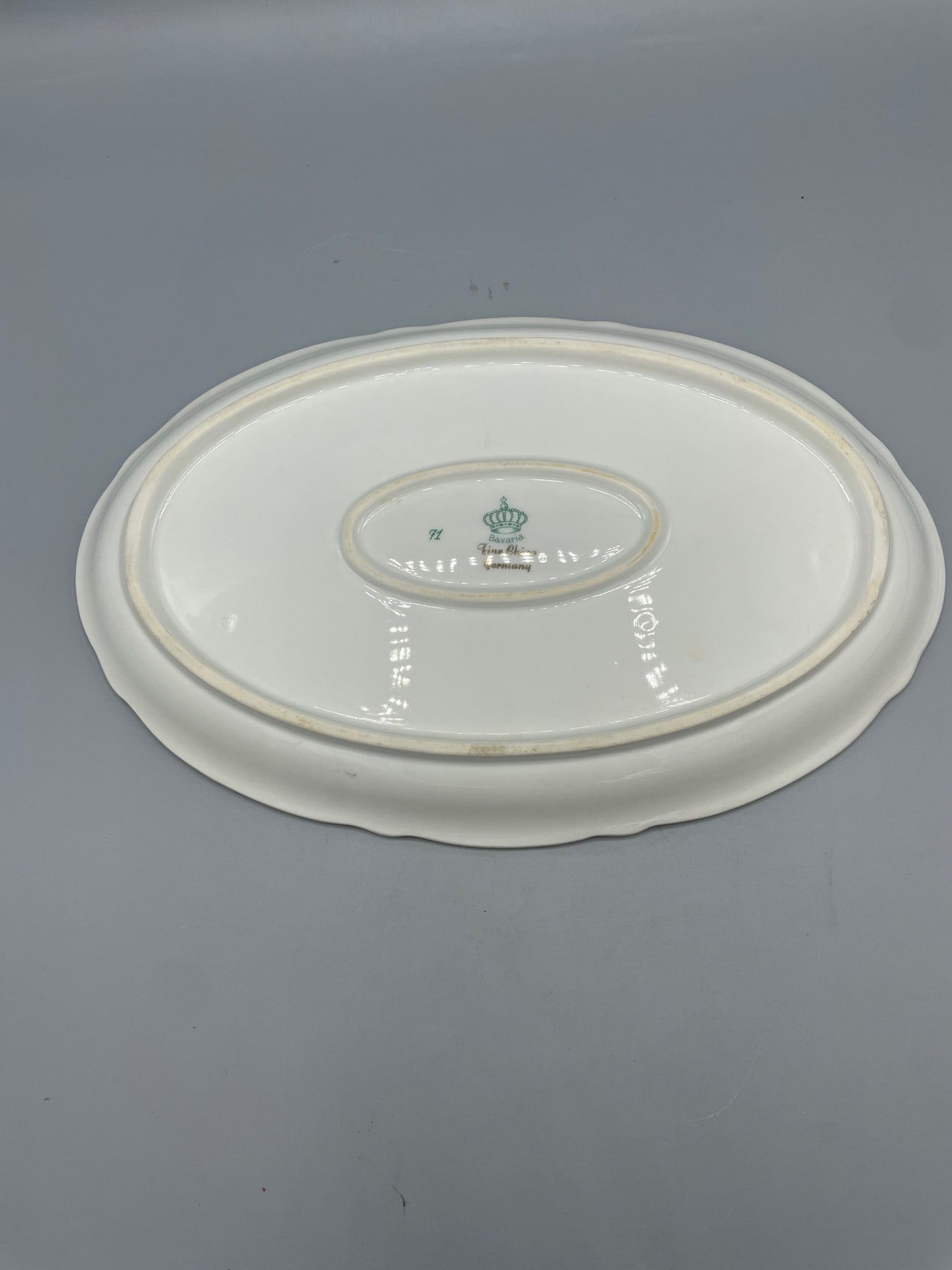 Bavaria Fine China Floral Pattern Serving Platter, Germany, Model F1 - 4