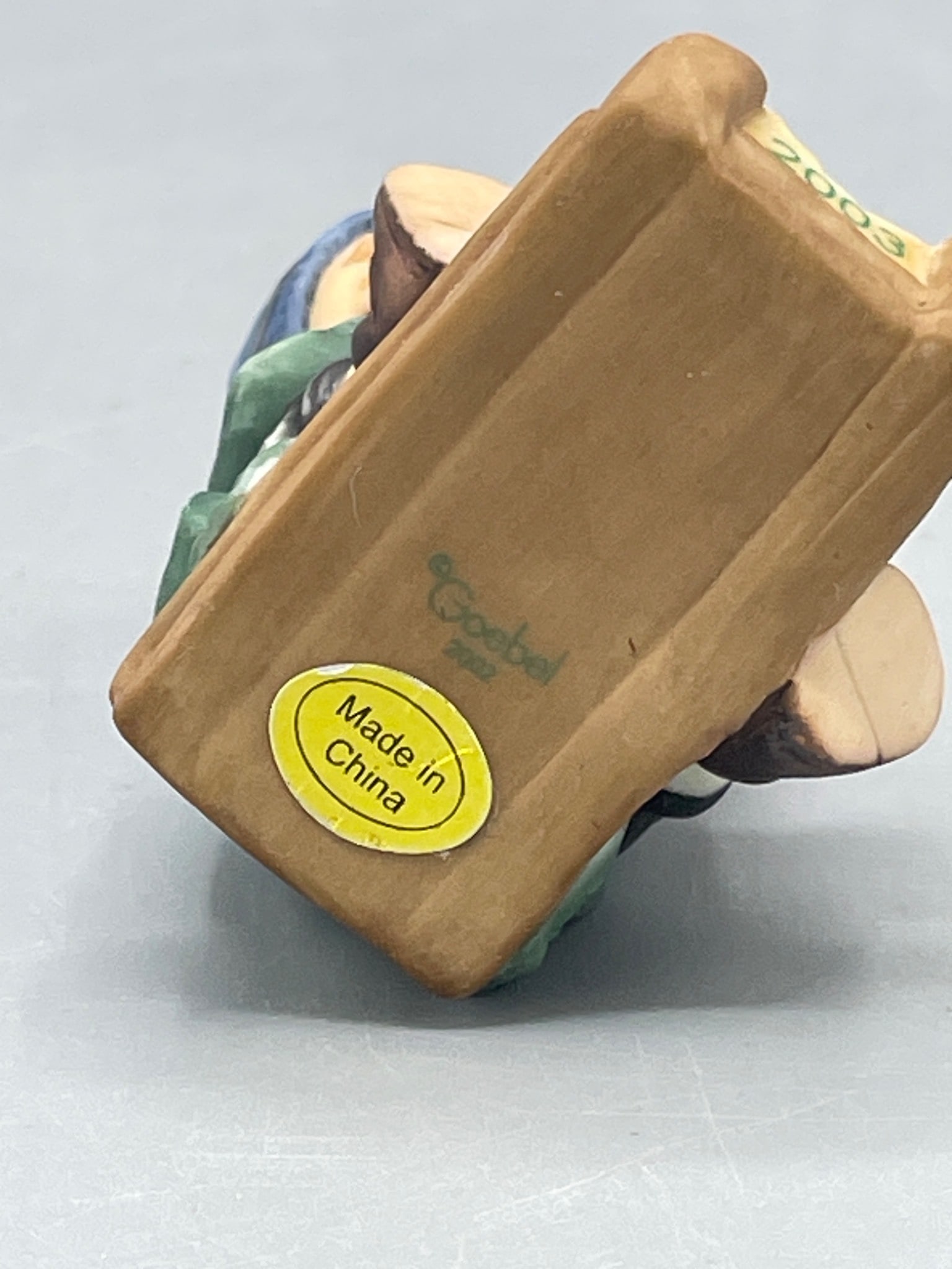 2003 Goebel Figurine by Berta Hummel of Children on Sled with Dog - 5