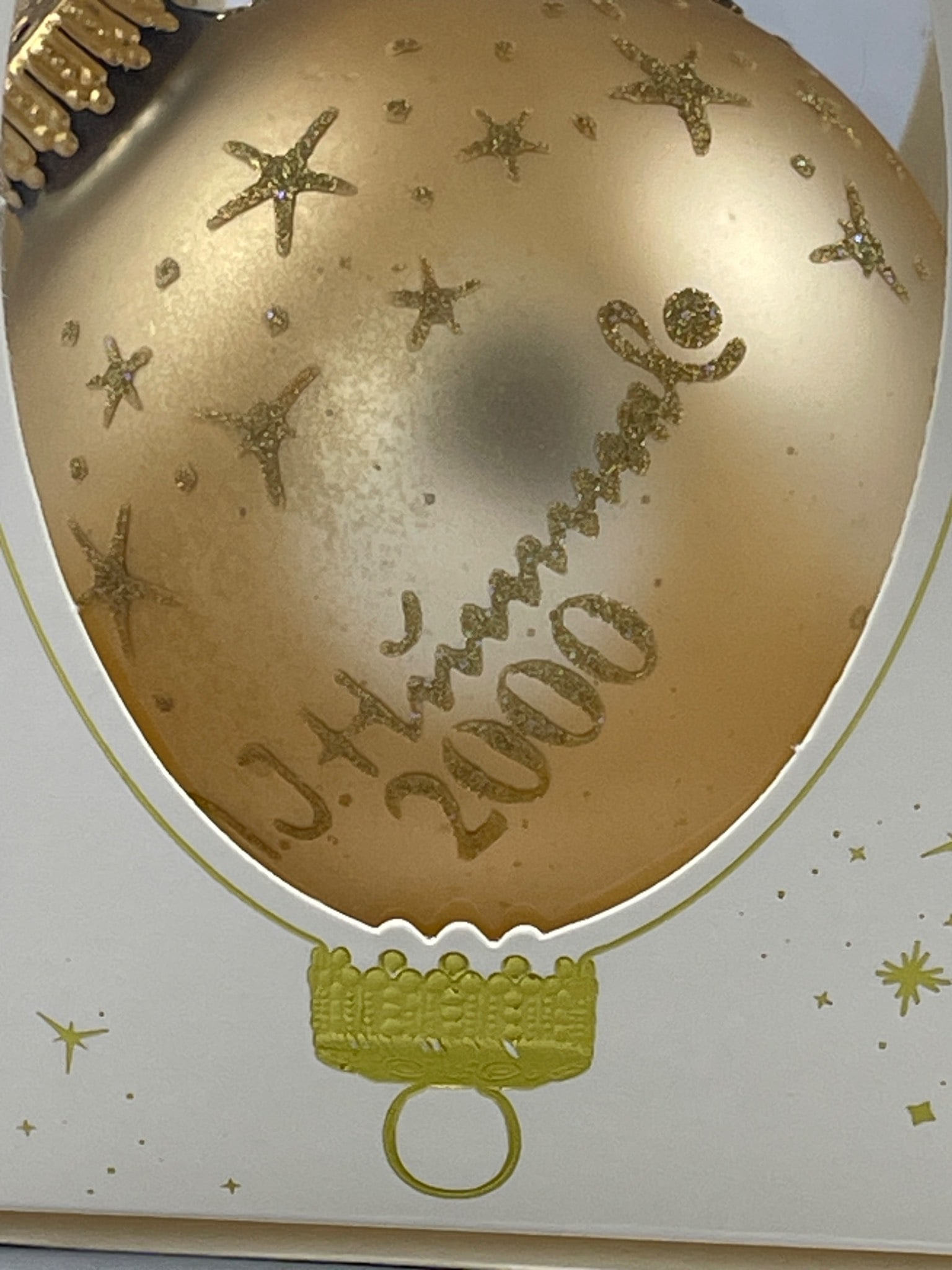M.J. Hummel Glass Collectible Ornament, 2000 with Original Box - 3