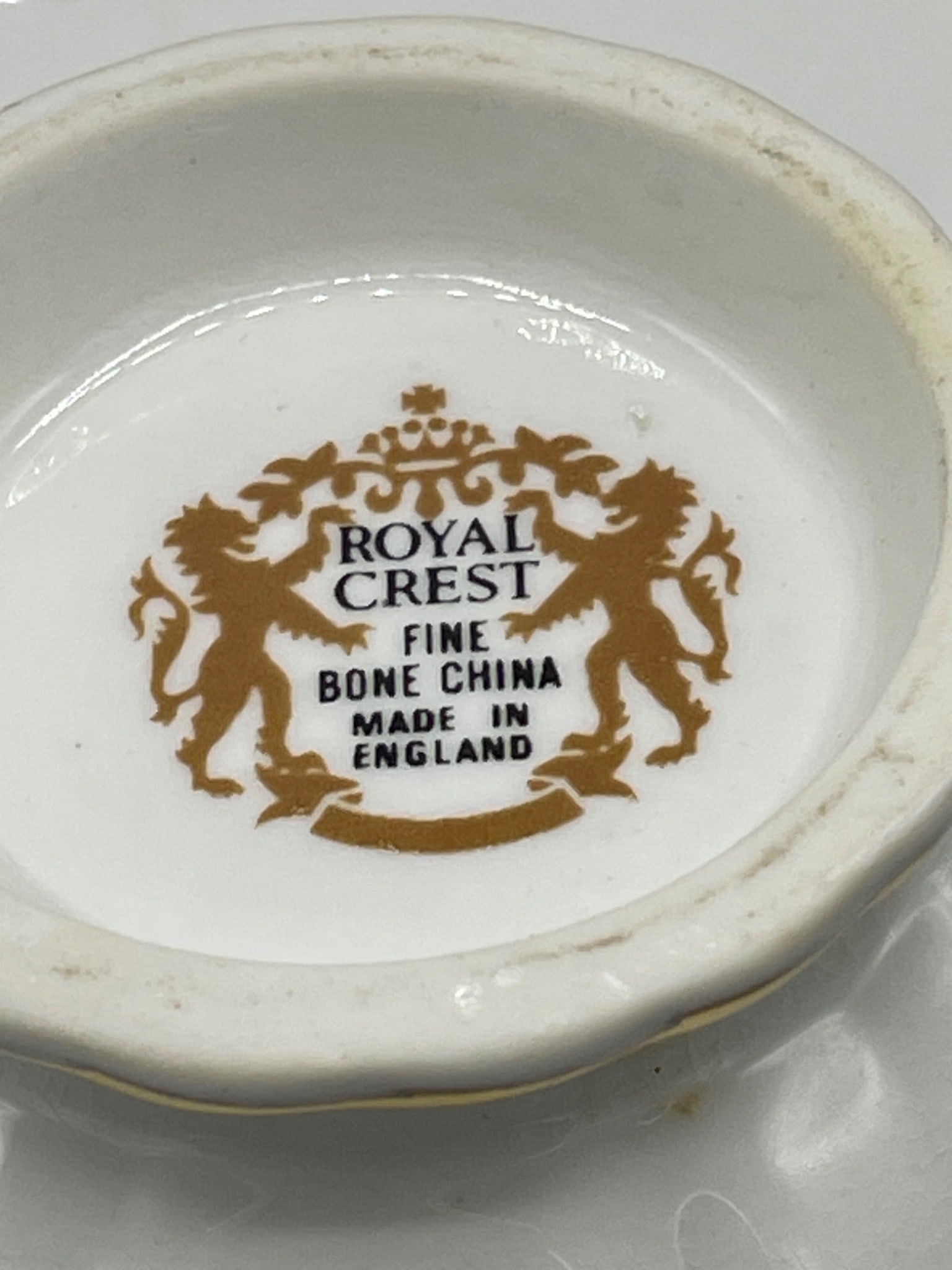Royal Crest Fine Bone China Tea Set, Made in England, 3-Piece Set - 4