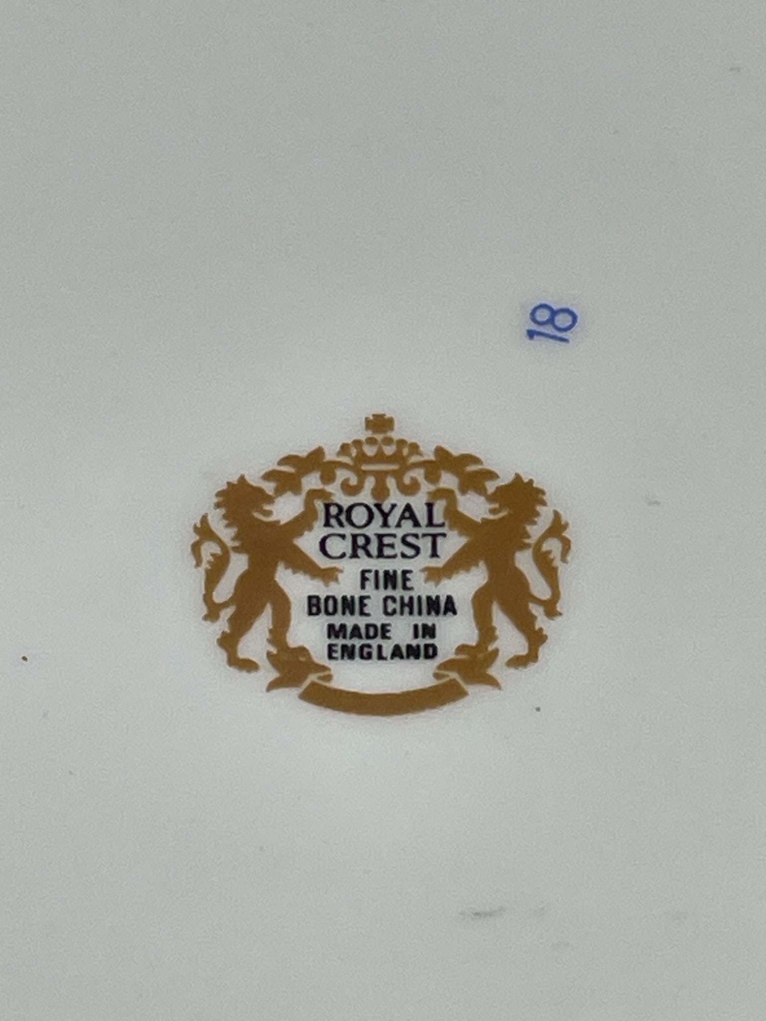 Royal Crest Fine Bone China Tea Set, Made in England, 3-Piece Set - 6