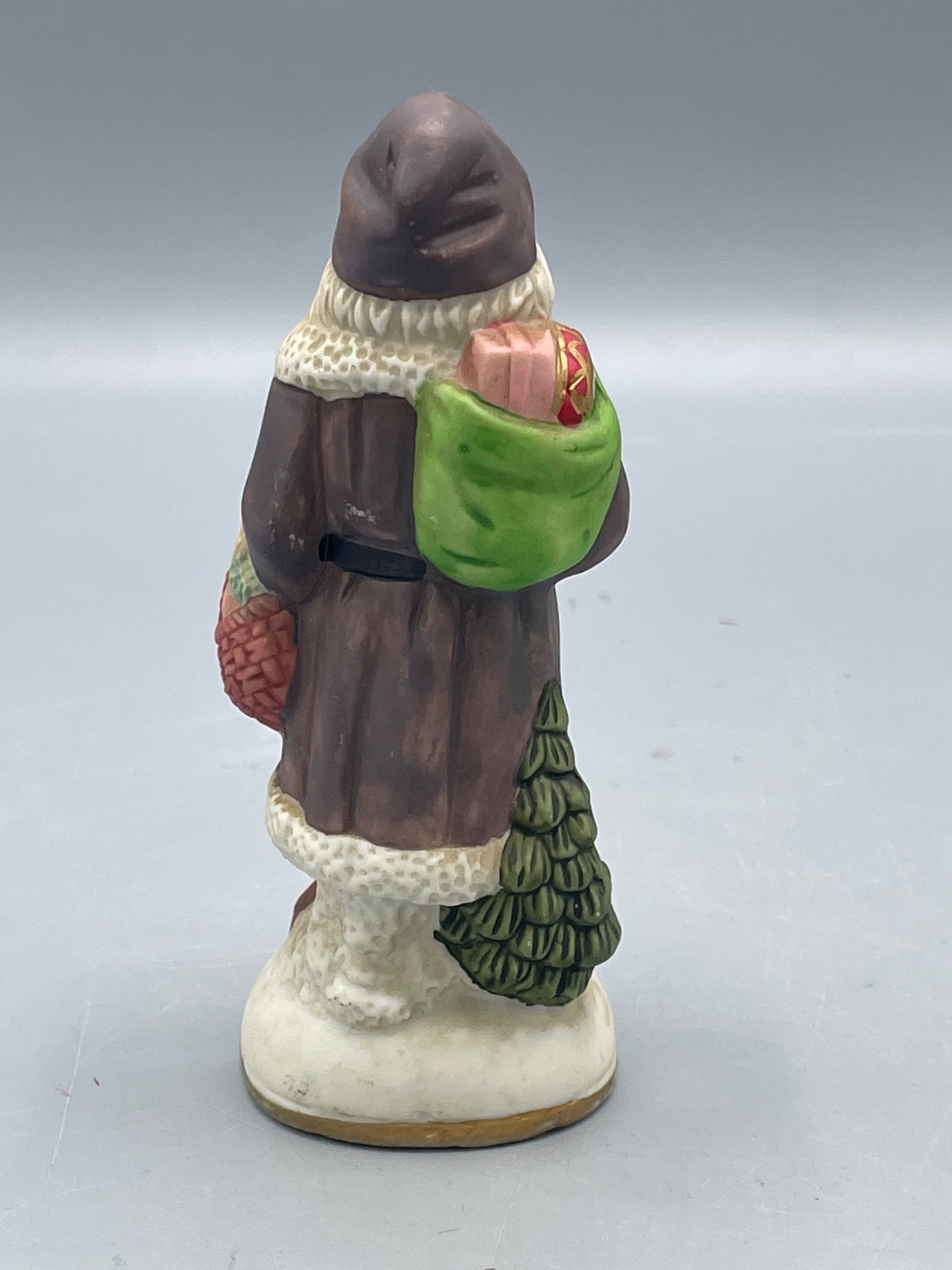 Hand-Painted Ceramic Figurine, Marked '1893 Holland', Santa Design - 2