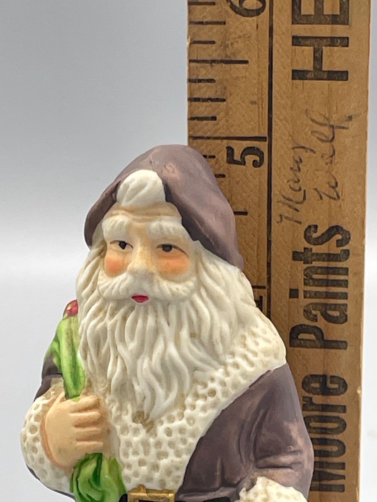 Hand-Painted Ceramic Figurine, Marked '1893 Holland', Santa Design - 5