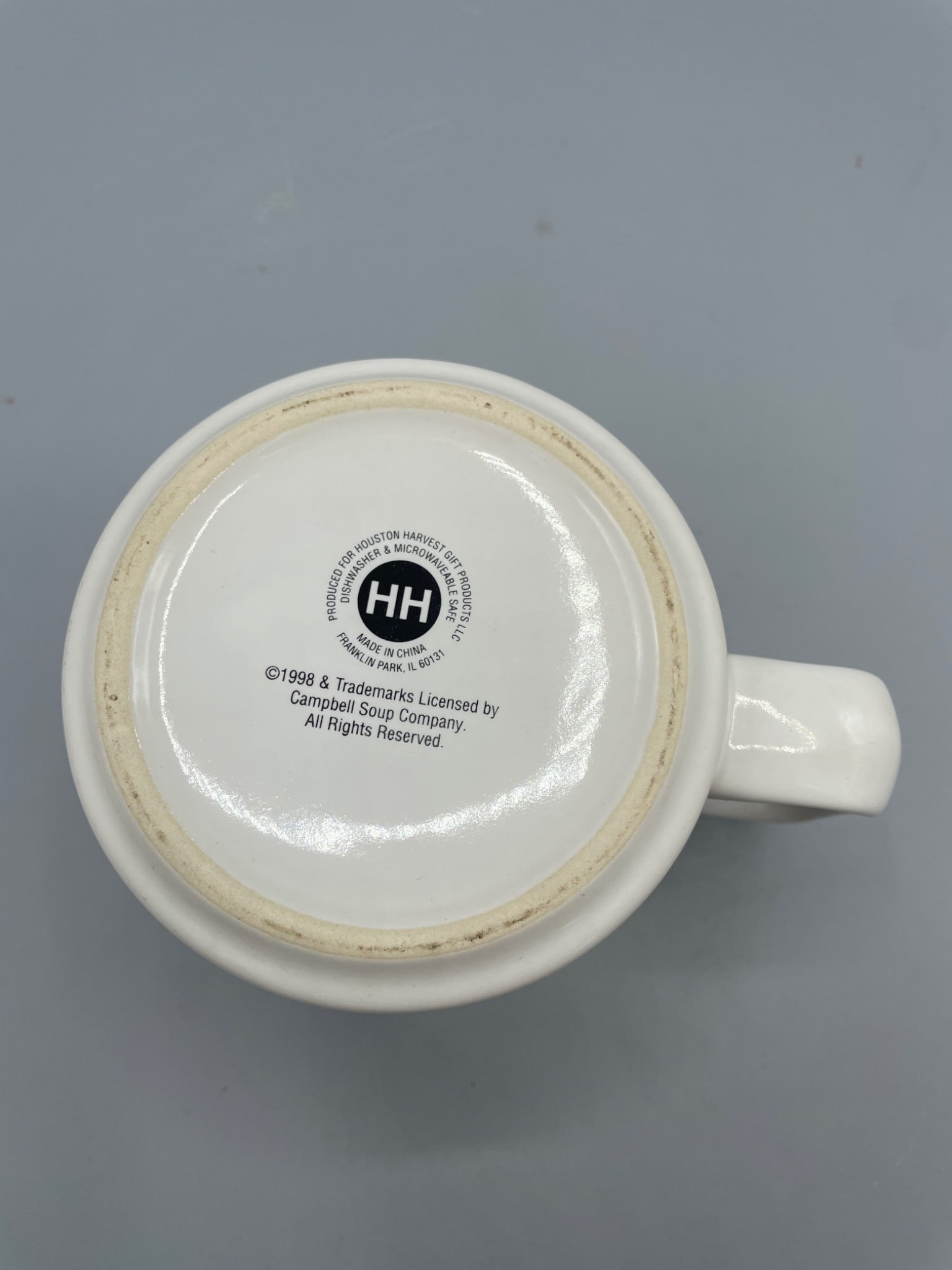 Campbell's Soup 1998 Houston Harvest Ceramic Mug, 10 oz - 3