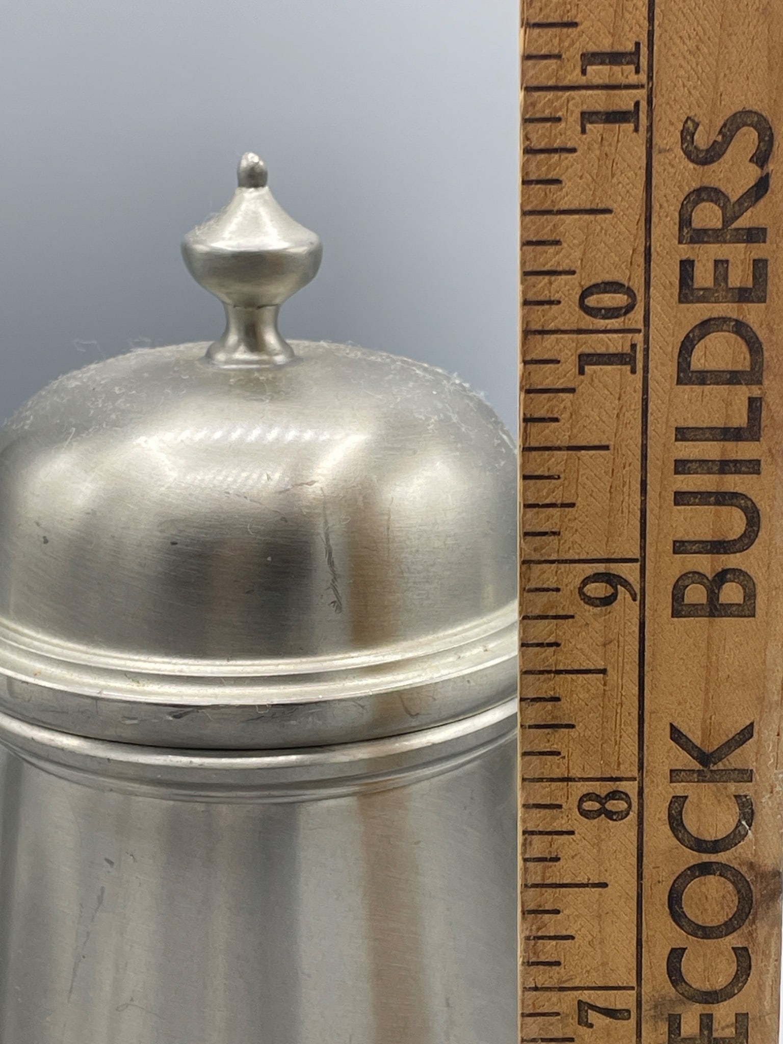 Jostens Pewter Coffee Set with Creamer and Sugar Bowl, Model 130 - 7