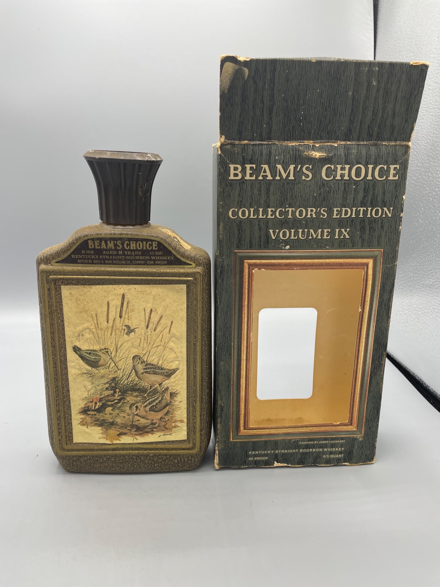 Beamâ€™s Choice Collectorâ€™s Edition Volume IX Bourbon Bottle, 8- (1 of 6)