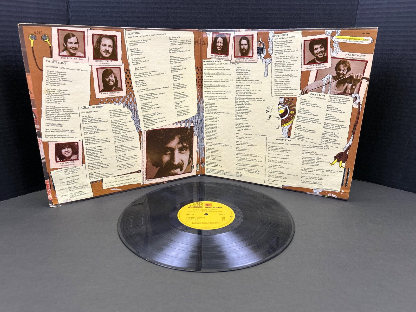 Frank Zappa and the Mothers of Invention 'Over-Nite Sensation' Vinyl LP - 3