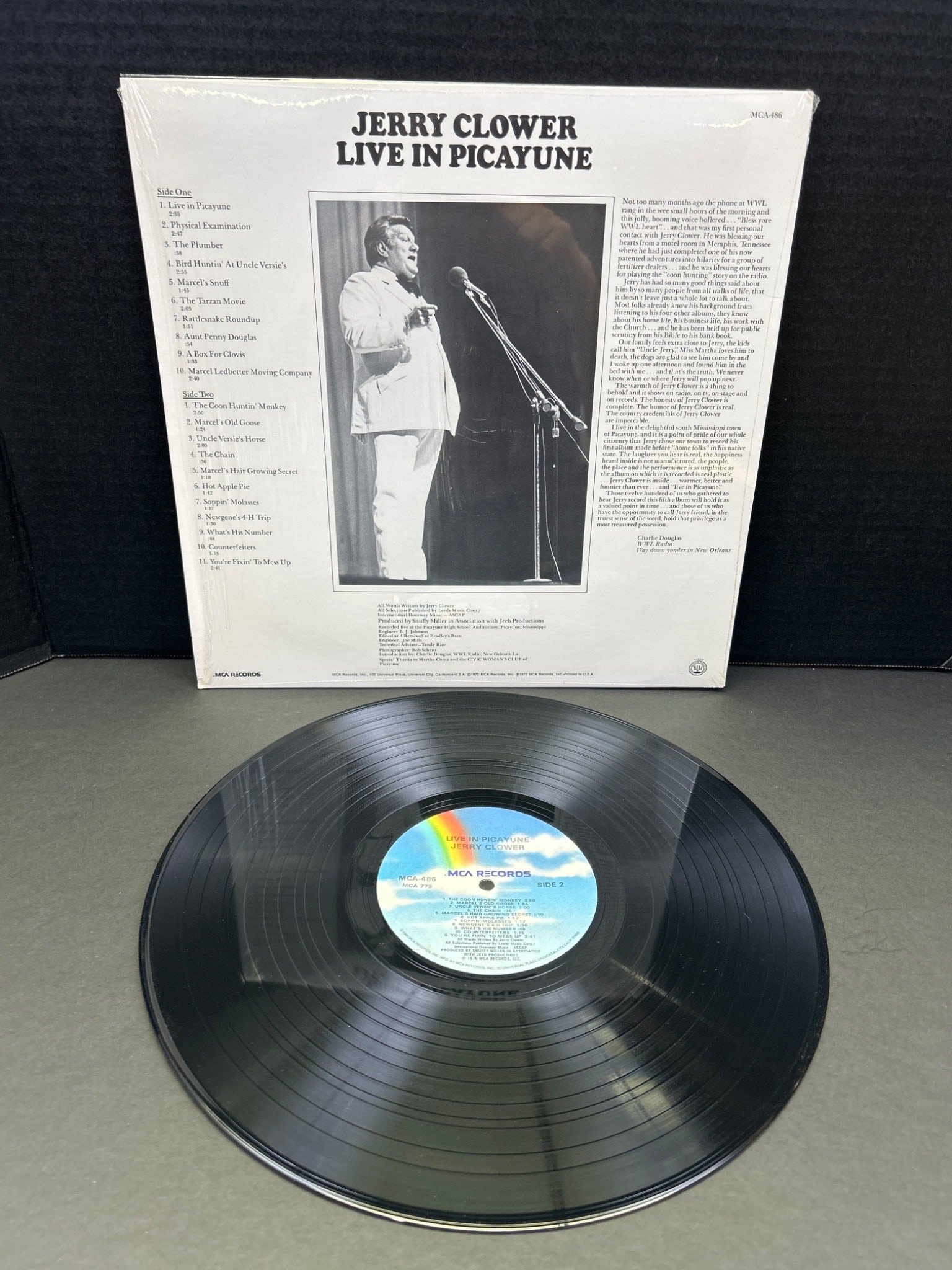 Jerry Clower: Live In Picayune Vinyl Record Album - 2