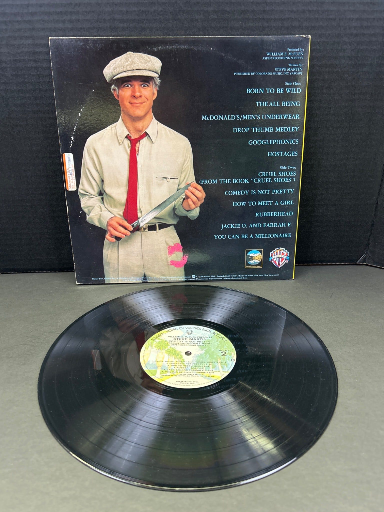 Steve Martin 'Comedy Is Not Pretty!' Vinyl LP, Warner Bros. Records, 1979 - 2