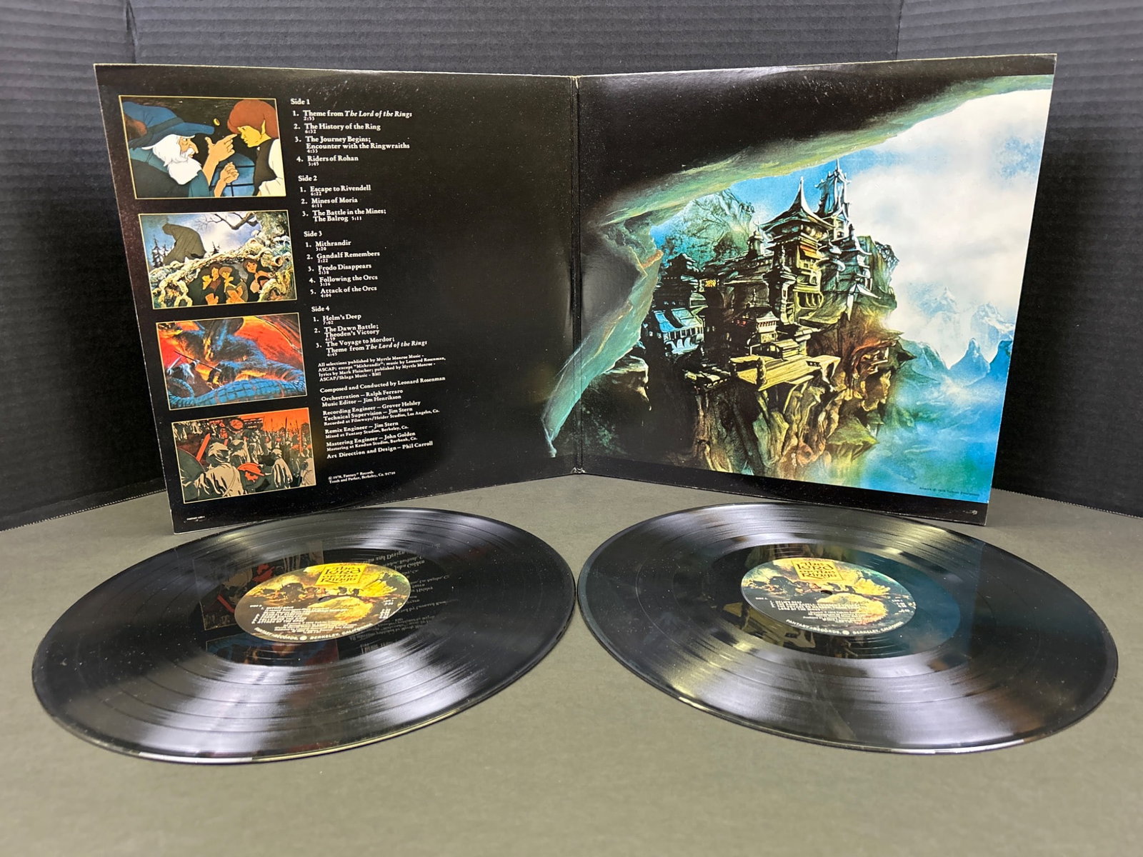 1978 The Lord of the Rings Soundtrack Vinyl Record Set (2 LPs) - 2