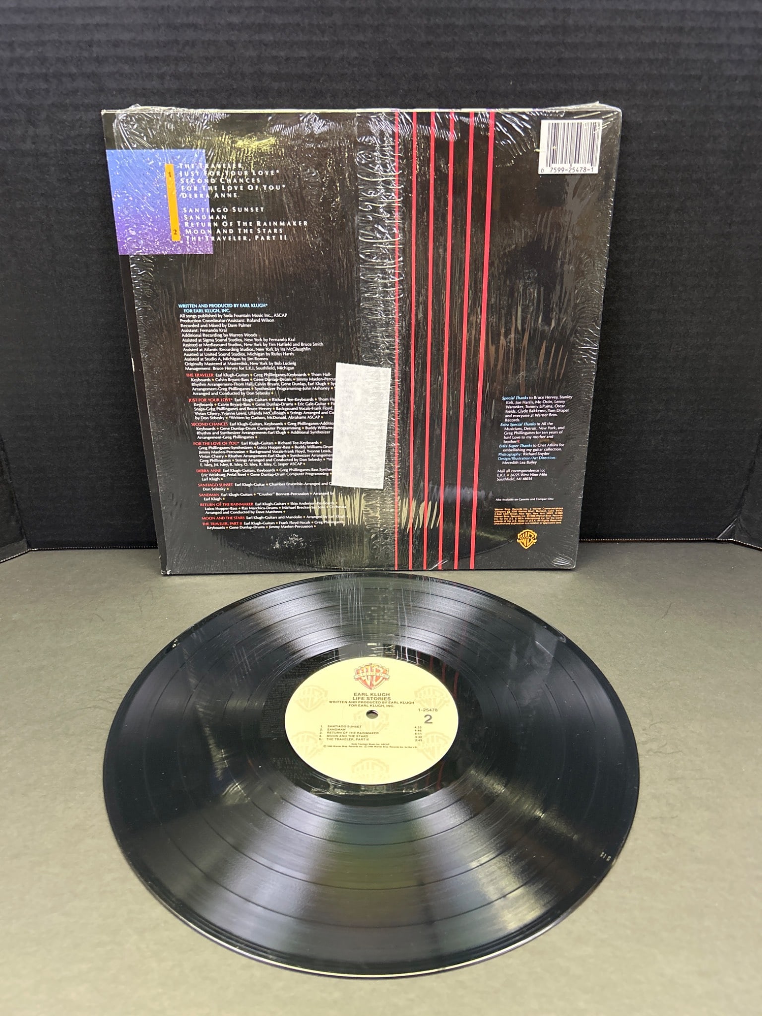 Life Stories Vinyl Record by Earl Klugh with Original Packaging - 2