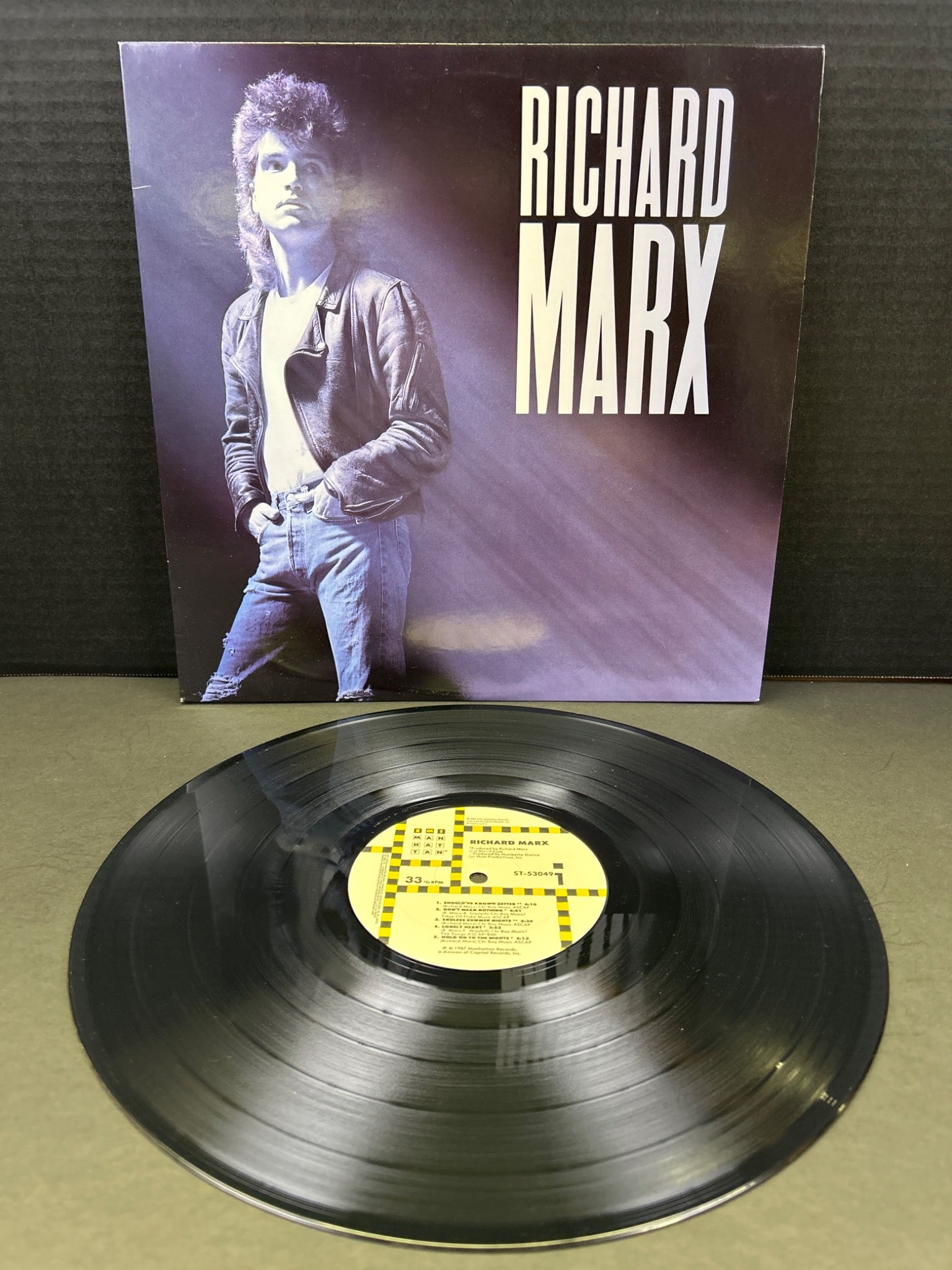 Richard Marx Self-Titled Debut Album Vinyl Record, Original Release (1 of 2)