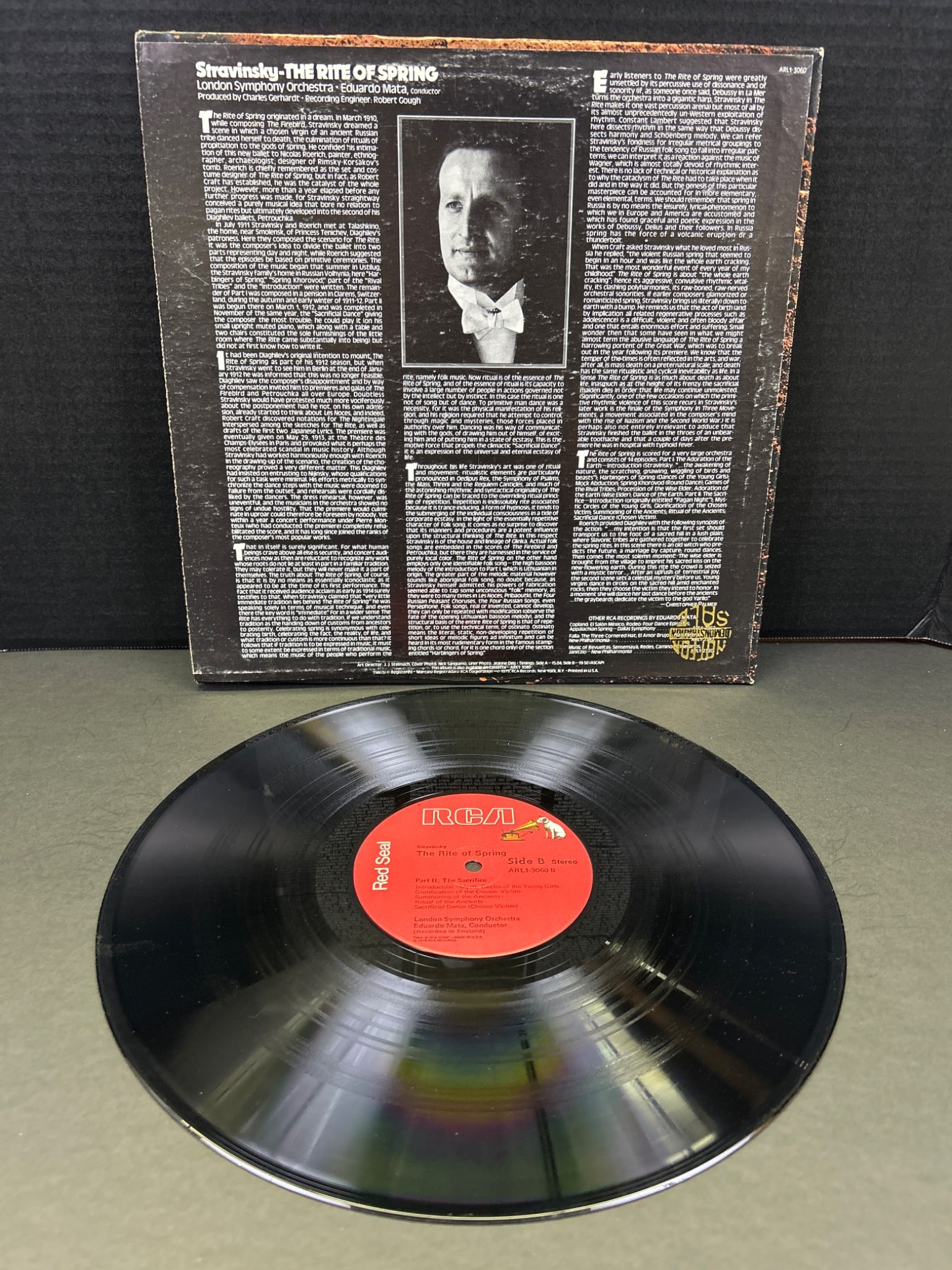 Eduardo Mata Conducting Stravinsky's 'The Rite of Spring' Vinyl Record - 2