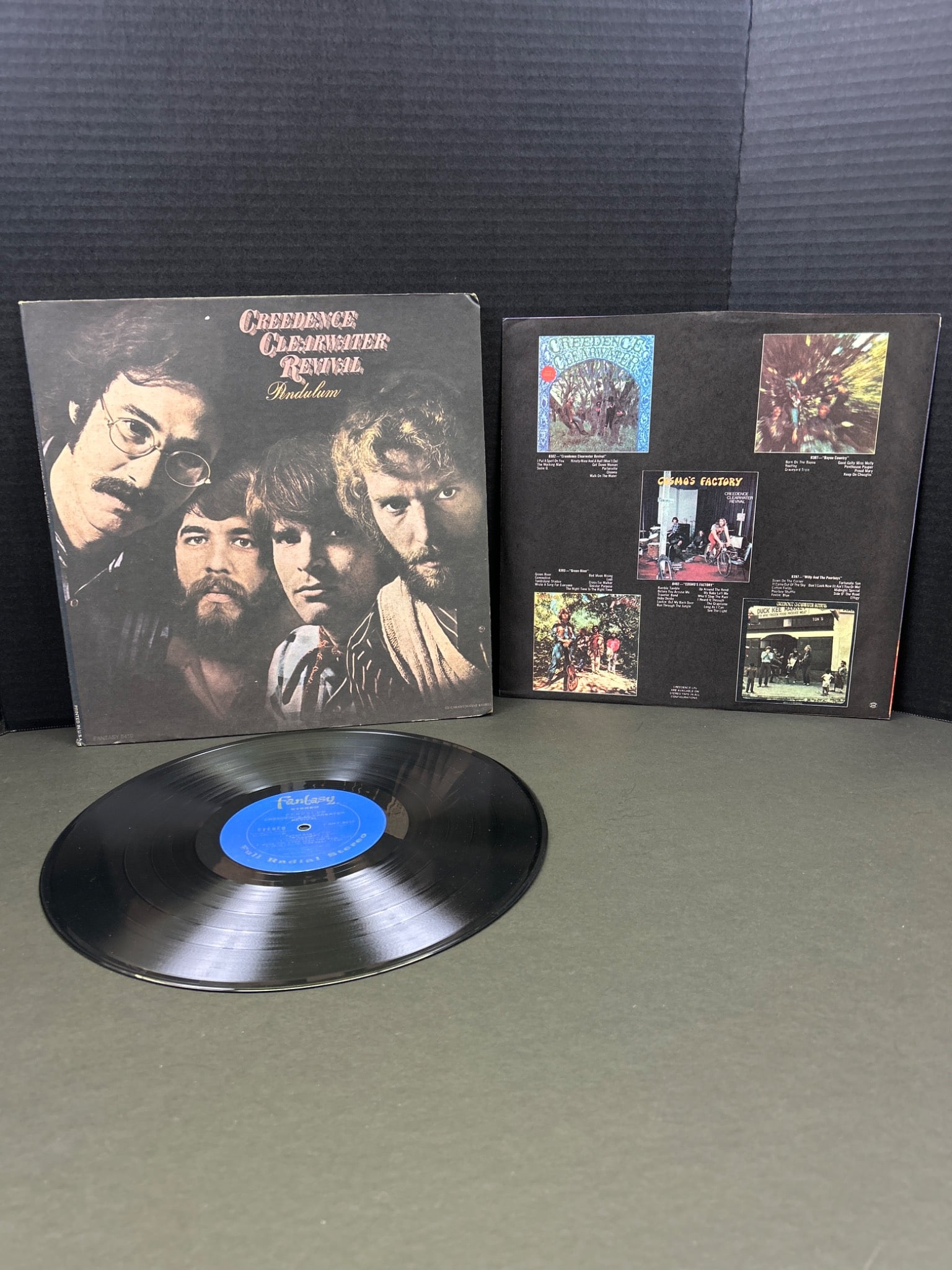 Creedence Clearwater Revival Records Including â€˜Chronicleâ€™ and : This lot includes Creedence Clearwater Revival. First, â€˜Chronicle: 20 Greatest Hitsâ€™ (Fantasy Records, original release 1976) featuring a gatefold cover. Inner