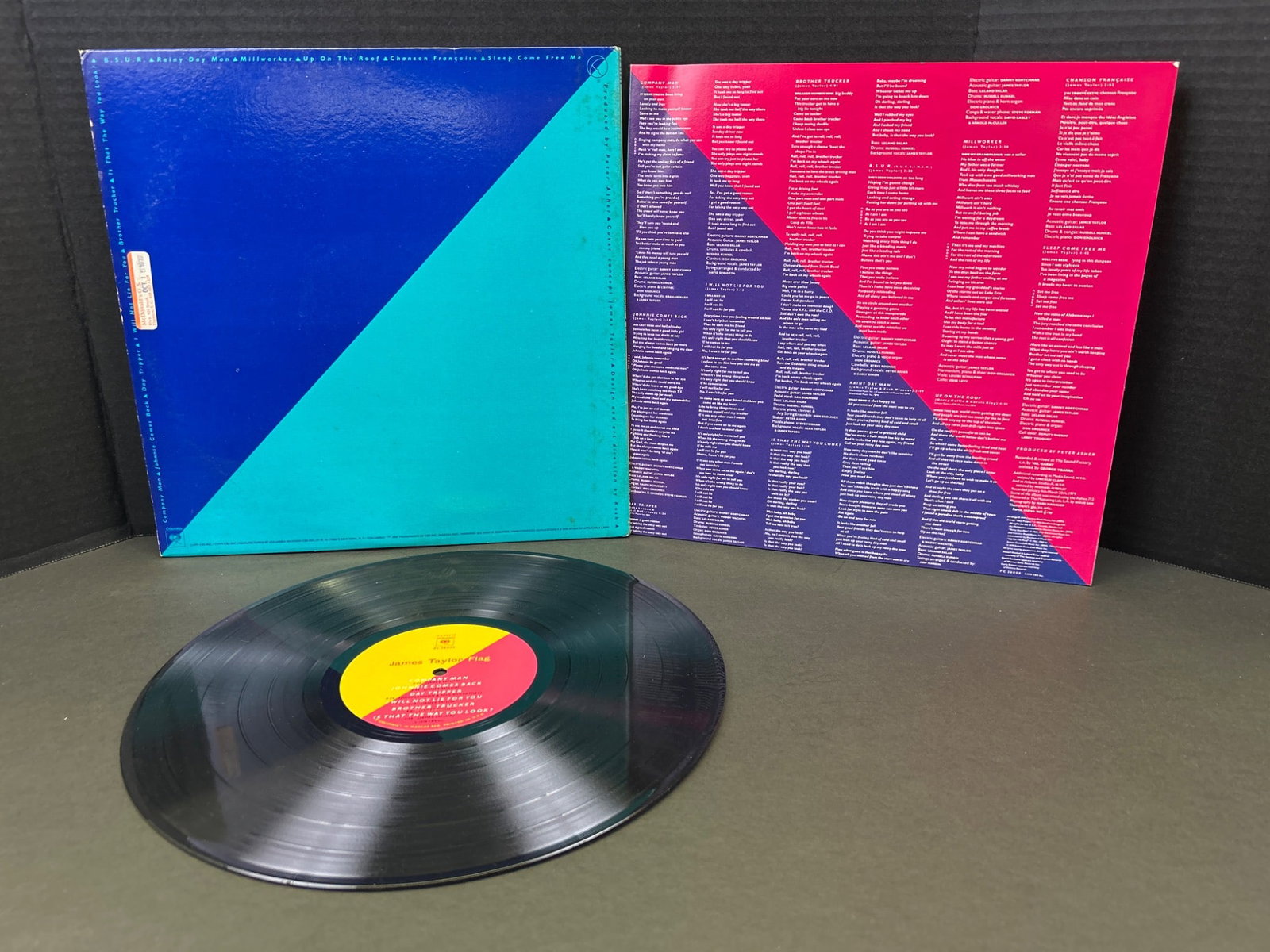 Vinyl Record Album with Two-Part Album Art and Liner Notes - 2