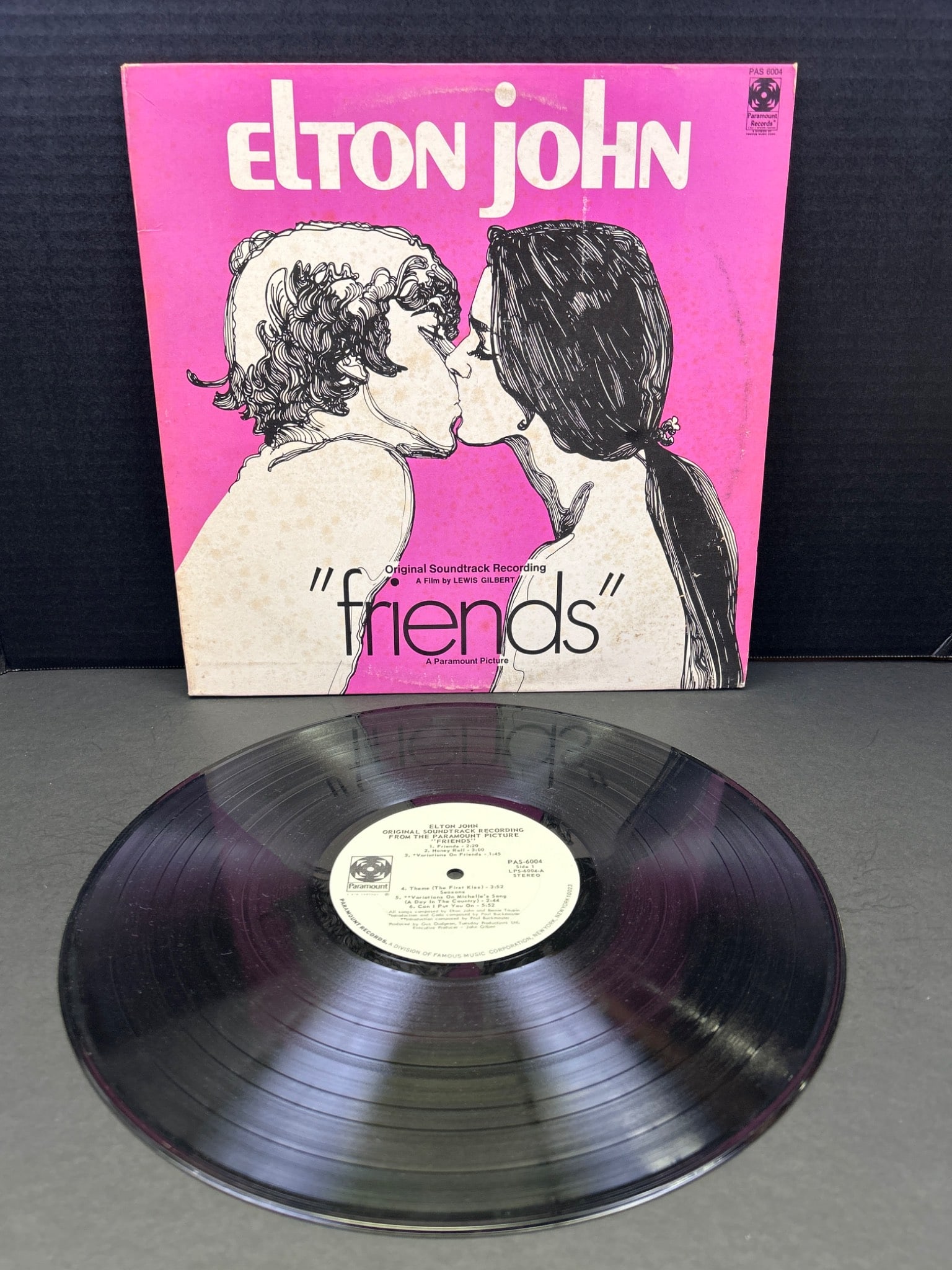Elton John Friends Soundtrack Vinyl Record LP, Original Release (1 of 2)