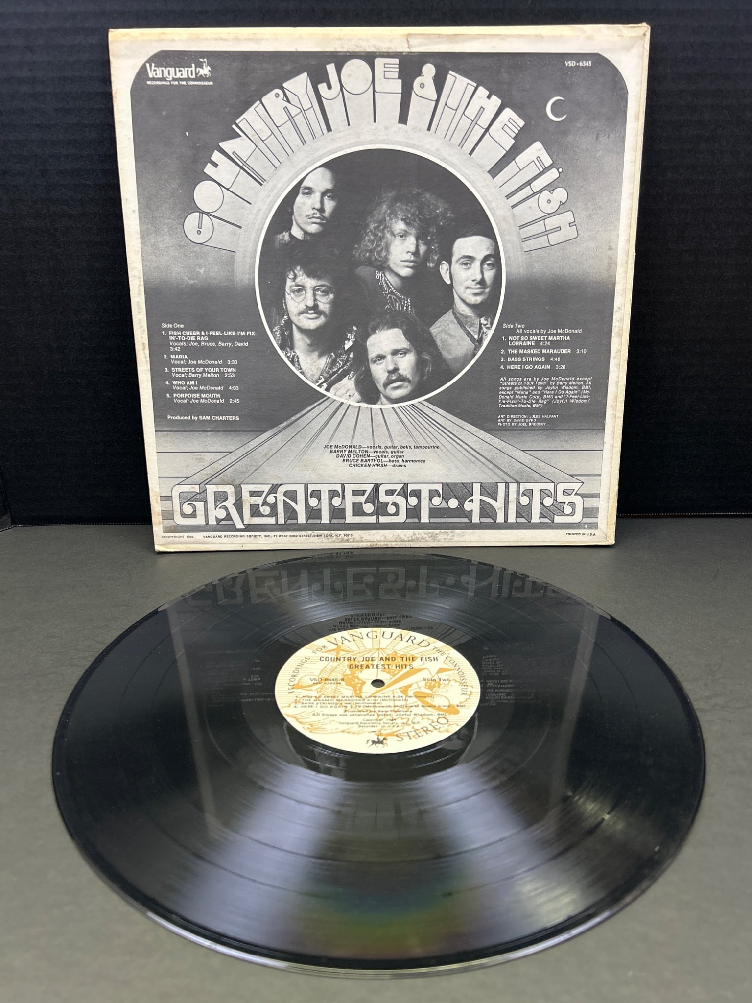 Country Joe & The Fish Greatest Hits Vinyl Record, Vanguard VSD-6547 - 2