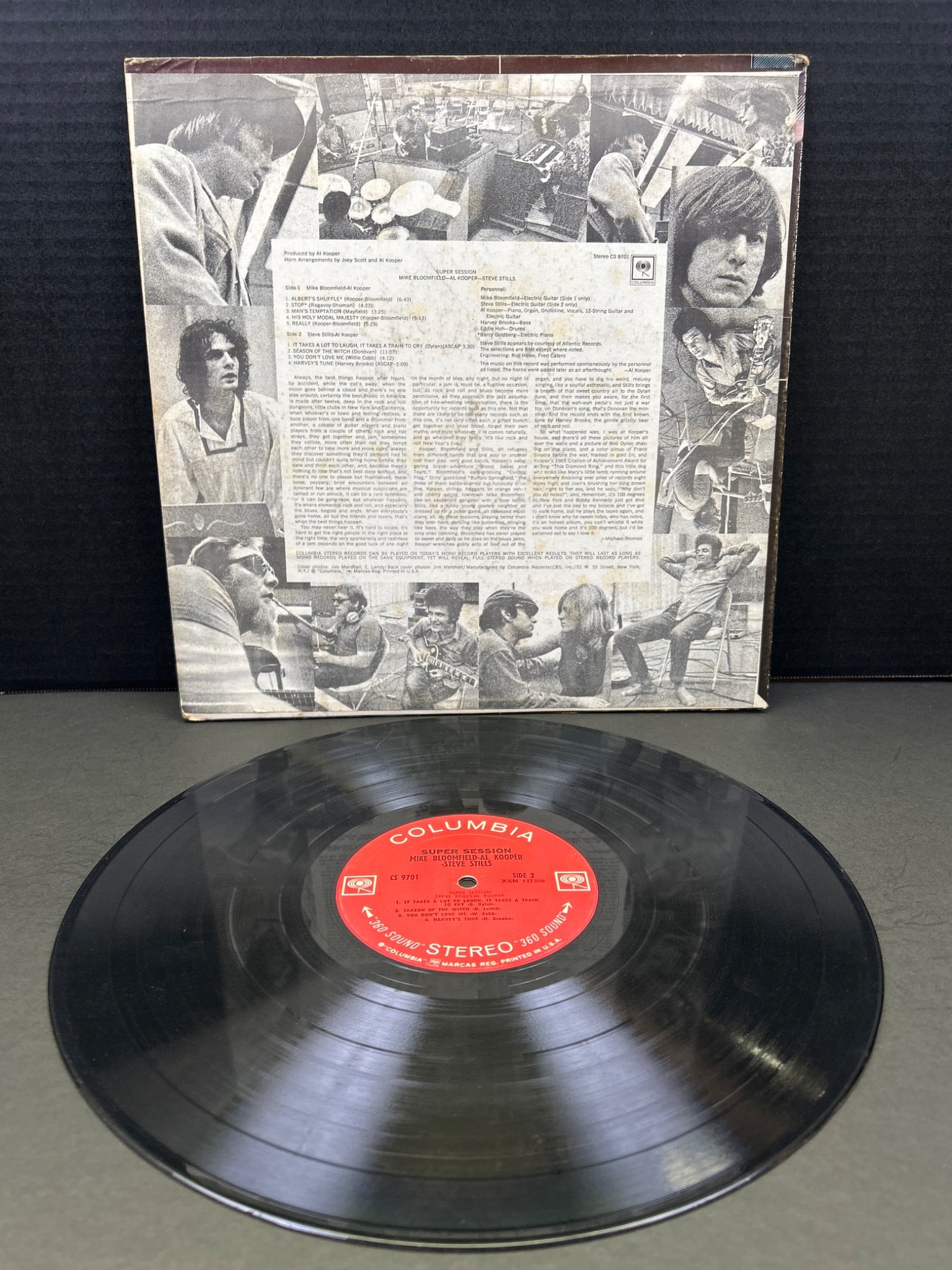 Bloomfield Kooper Stills - Super Session Vinyl LP by Columbia Records - 2