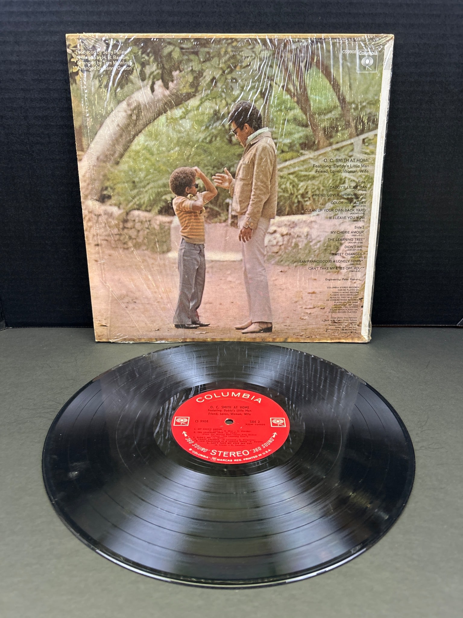 O.C. Smith At Home Vinyl Record Album, Columbia CS 9782 - 2