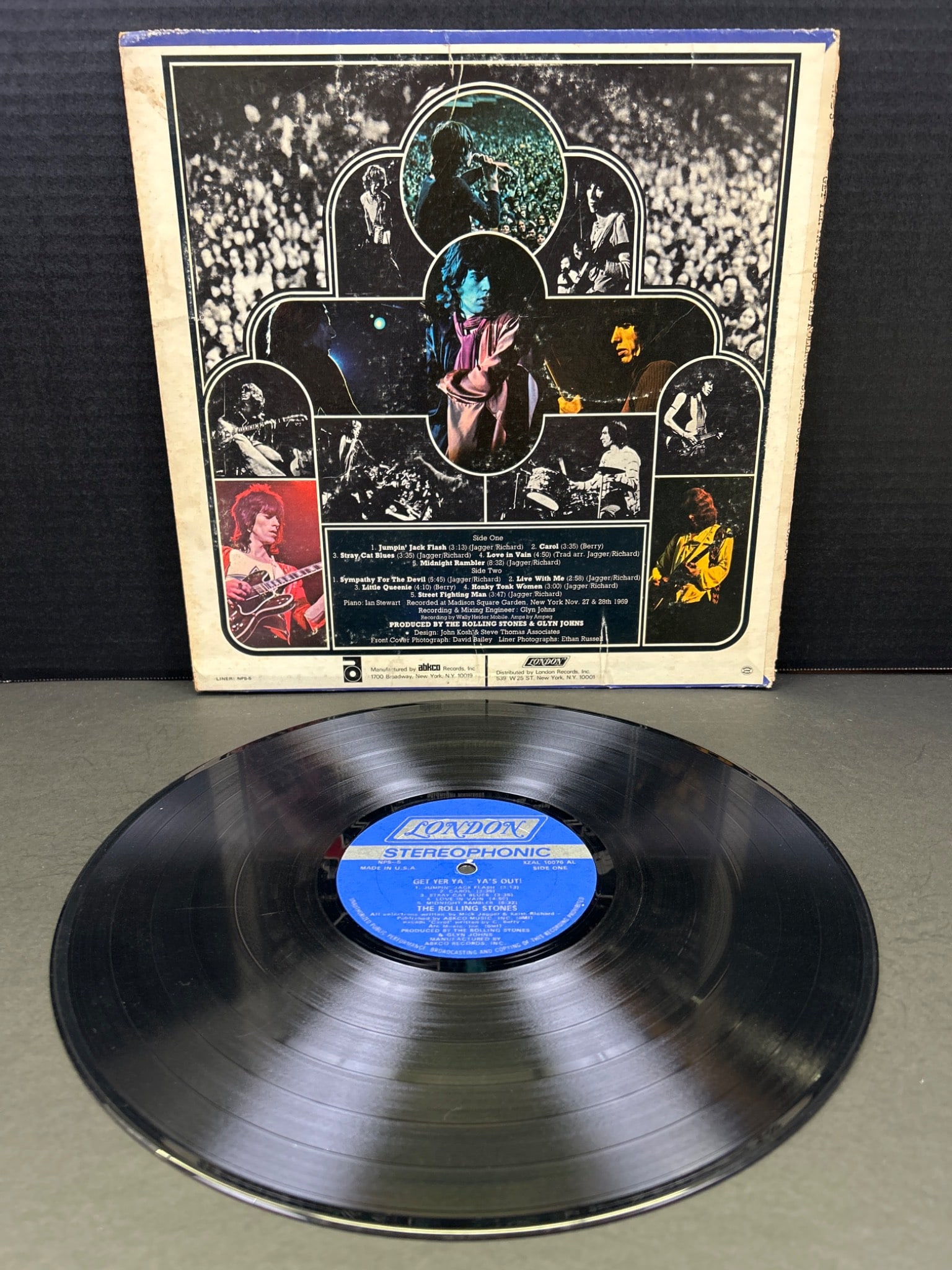 The Rolling Stones 'Get Yer Ya-Ya's Out!' Vinyl Record with Cover - 2