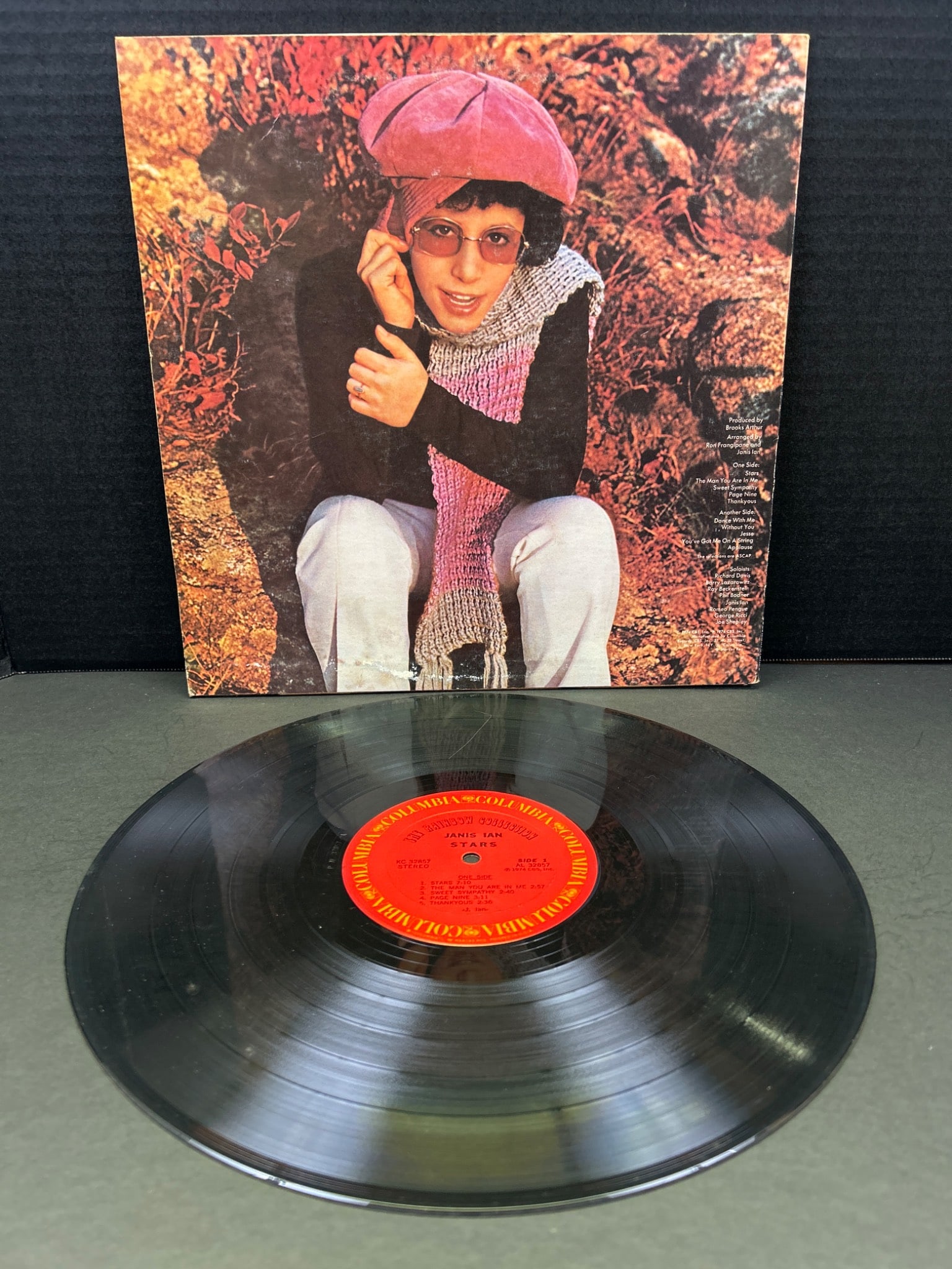 Janis Ian 'Stars' Vinyl Record with Cover - 2