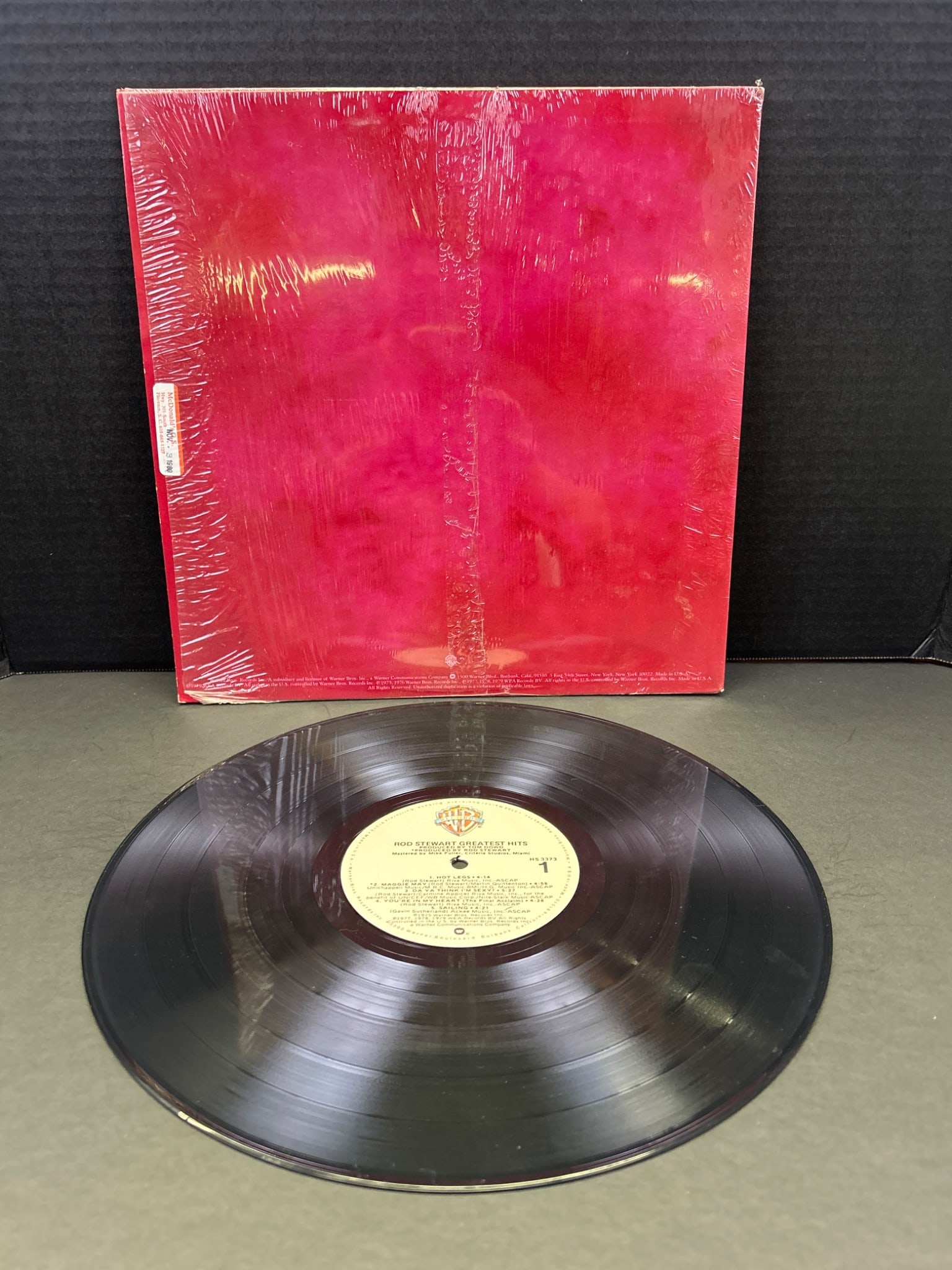 Rod Stewart Greatest Hits Vinyl Record Album, Warner Bros 1979 - 2