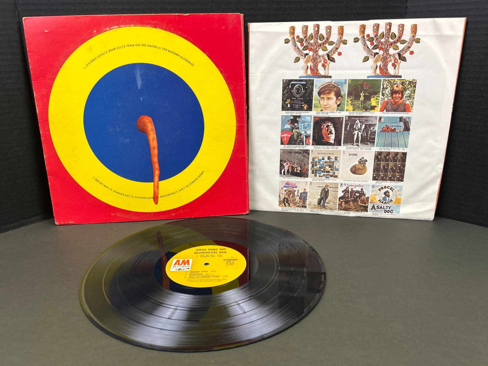 A&M Records 'The American Blues Band' LP Vinyl, Catalog Number SP-4198, 1968 - 2