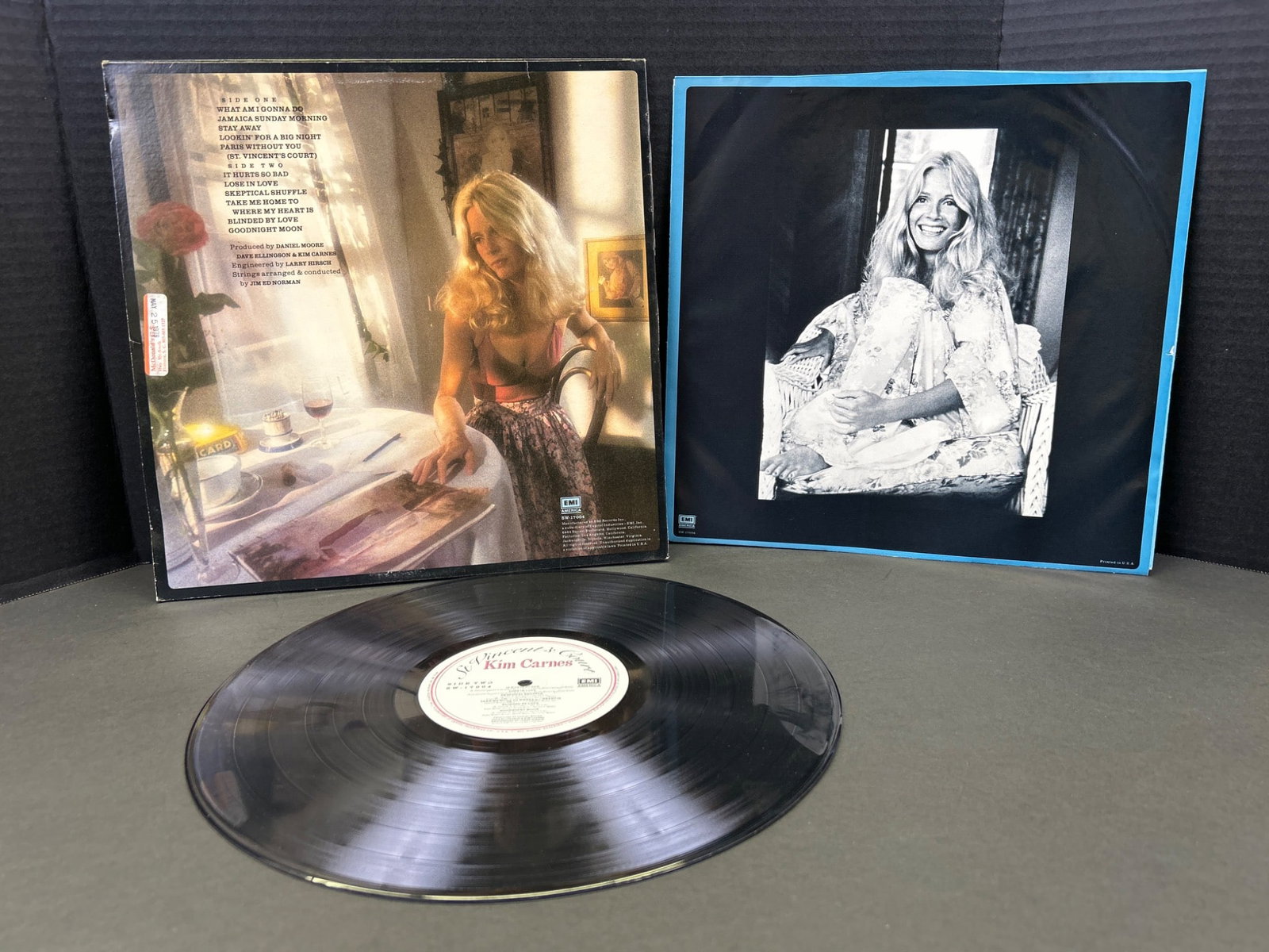 Kim Carnes 'St. Vincent's Court' Vinyl LP Record Album - 2