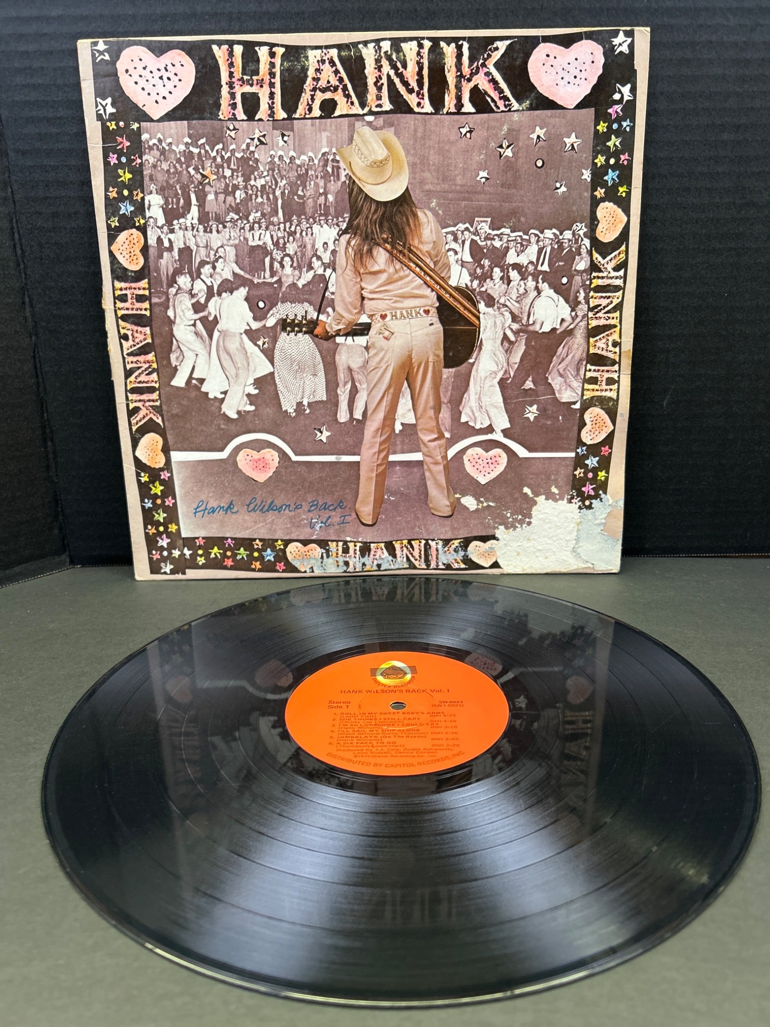 Hank Williams, Jr. LP Record Album Vol. 1 (Stereo, Warner Bros.) (1 of 2)