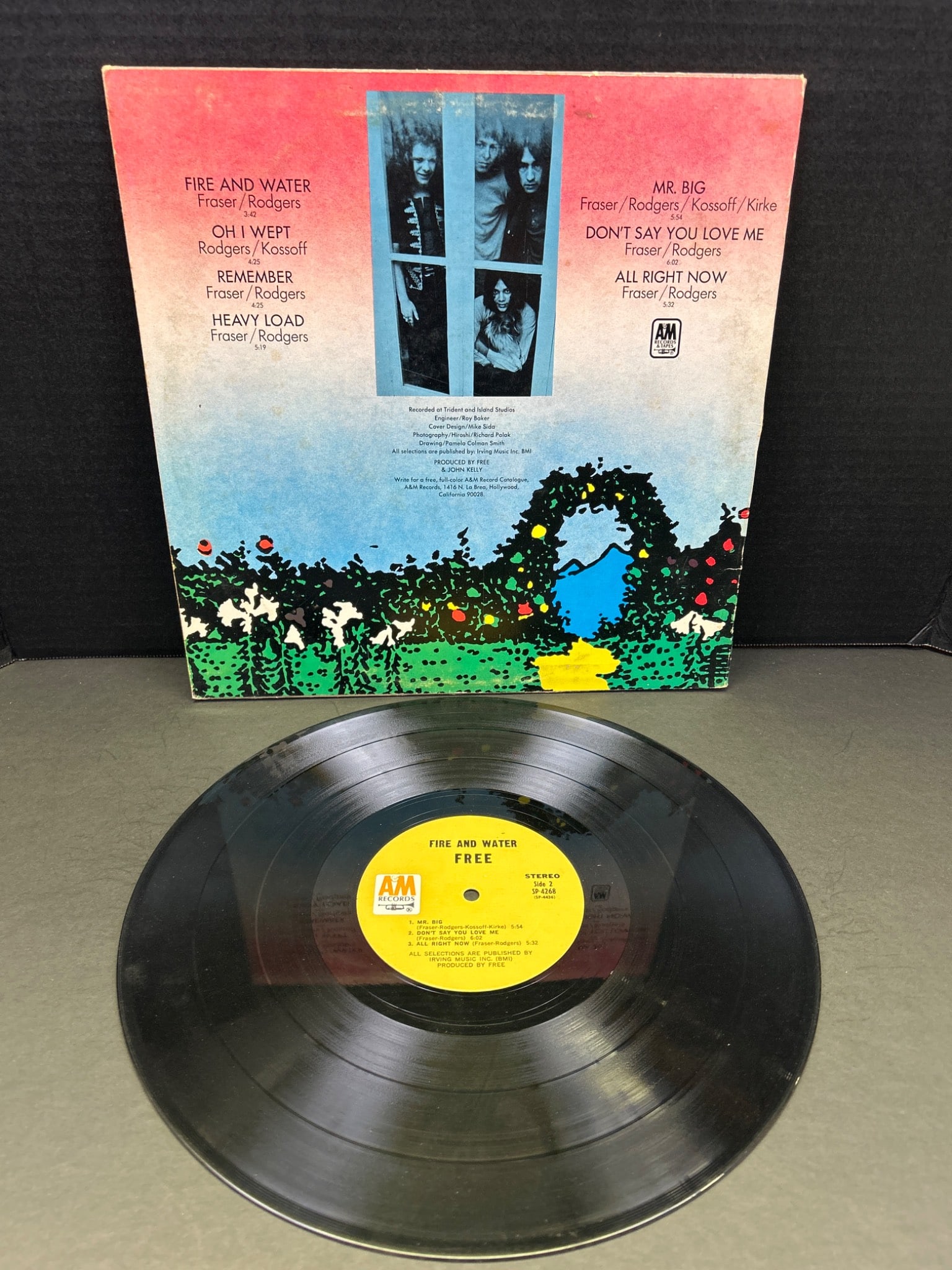 Free Fire and Water Vinyl LP, Island Records ILPS 9120, 1970 - 2